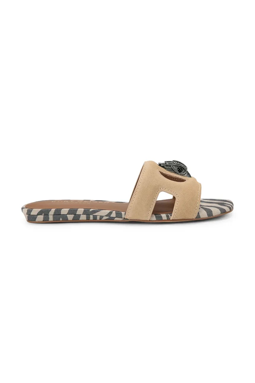KURT GEIGER - Eagle Cut Out Flat Sandal