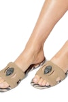Eagle Cut Out Flat Sandal