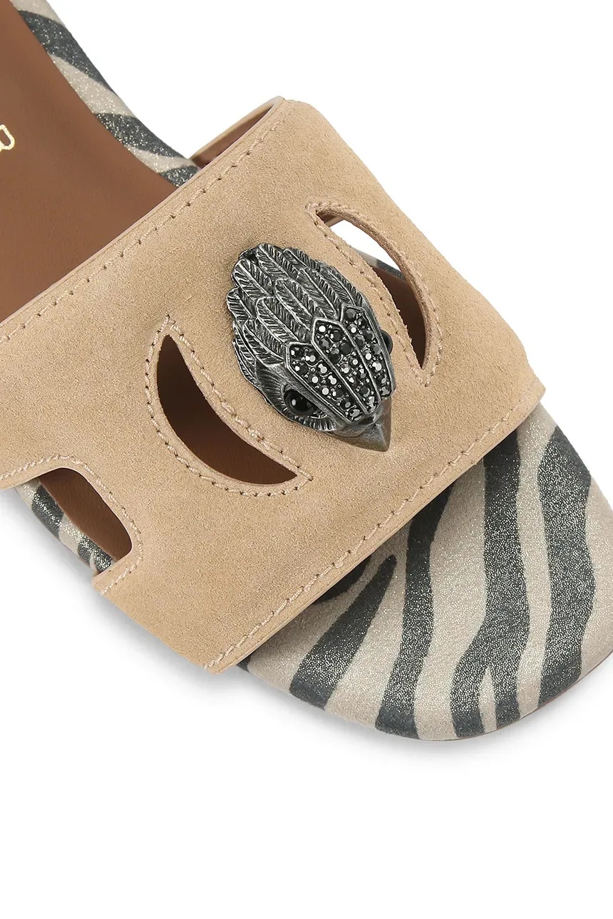 KURT GEIGER - Eagle Cut Out Flat Sandal