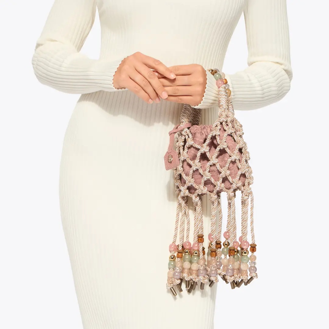 KURT GEIGER - Macrame Rope Bag