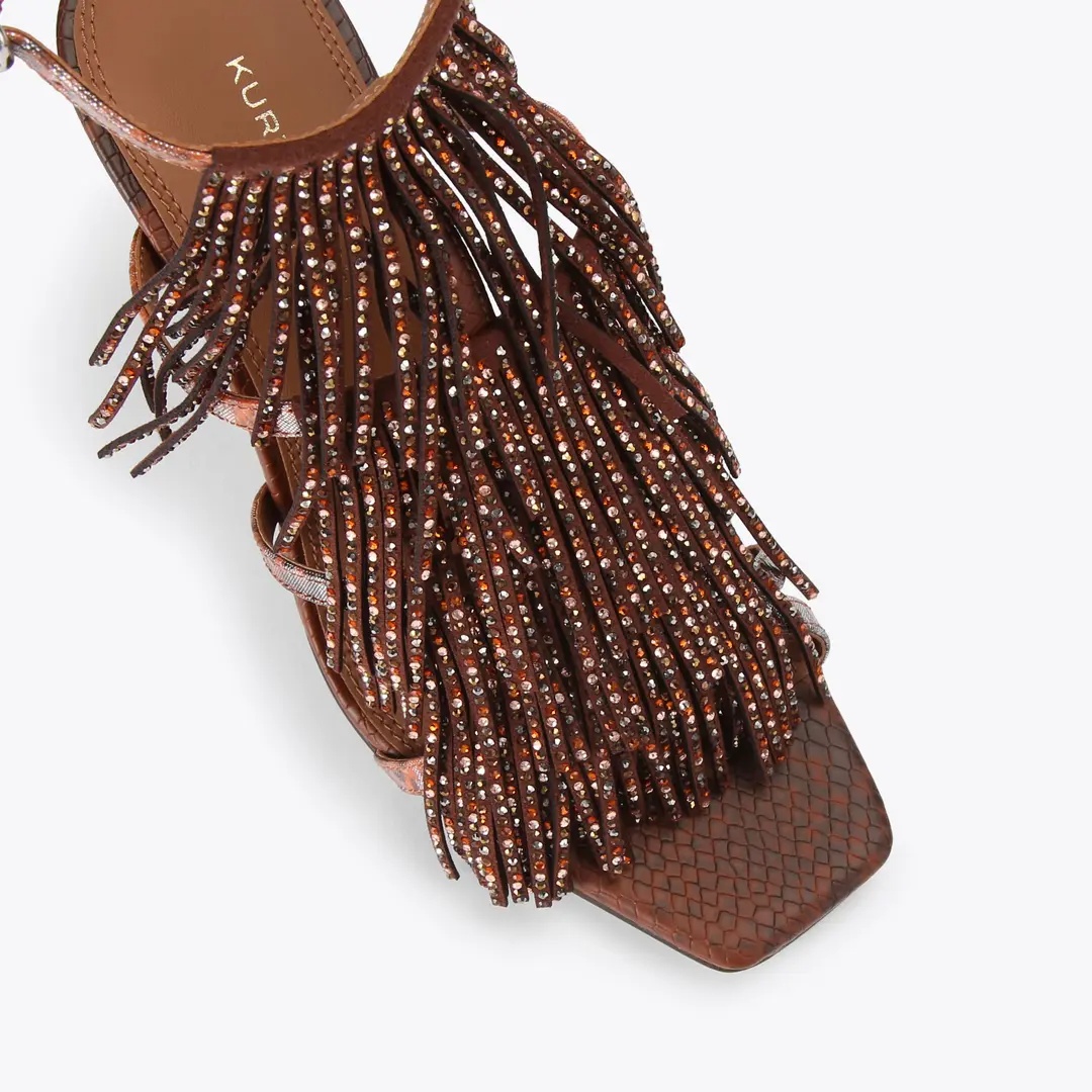 KURT GEIGER - Fringe Sandal
