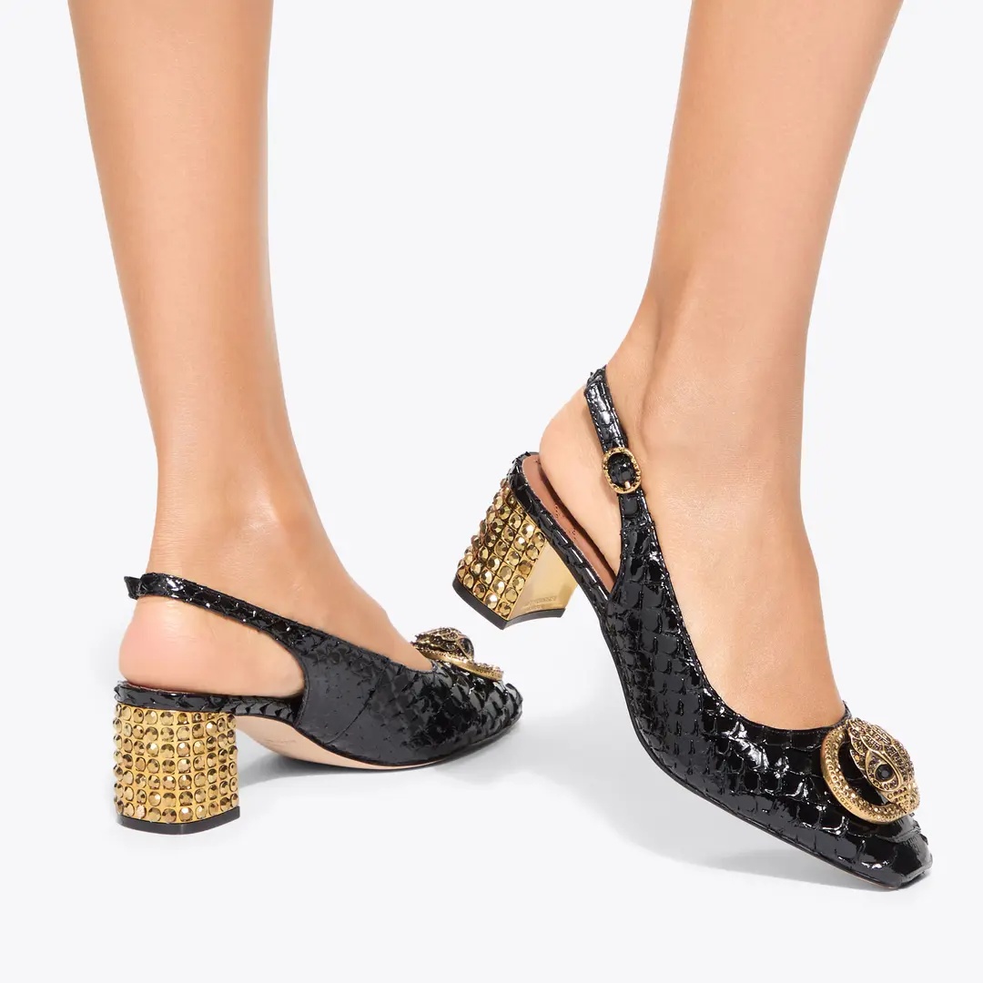 KURT GEIGER - Chelsea Block Slingback