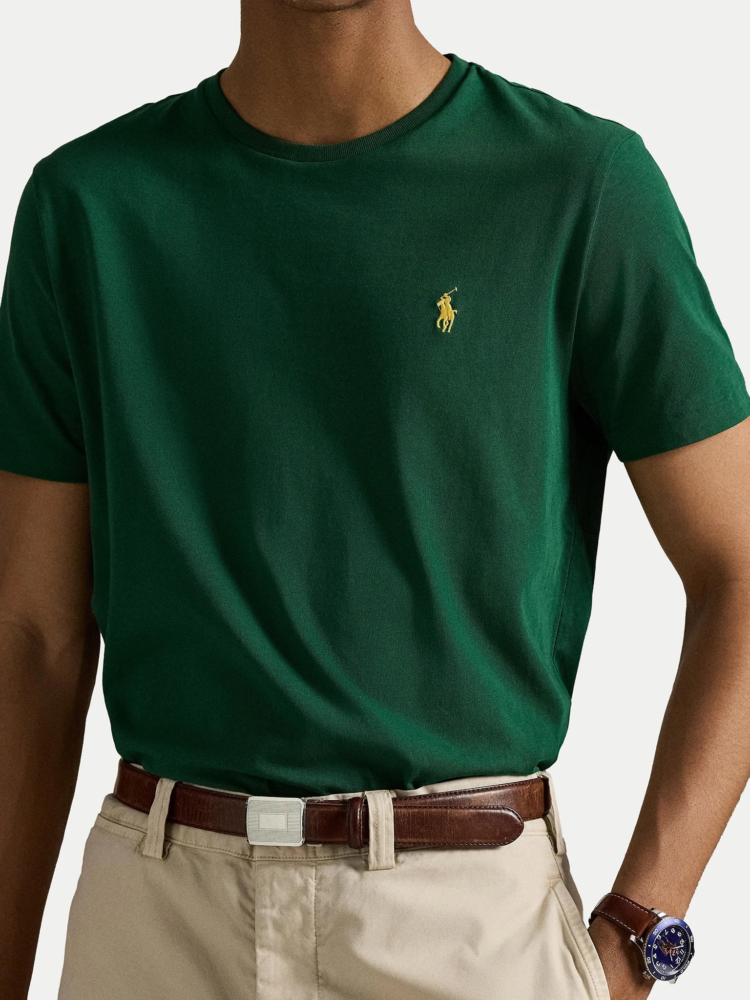 POLO RALPH LAUREN - Custom Slim Fit Jersey Crewneck T-Shirt
