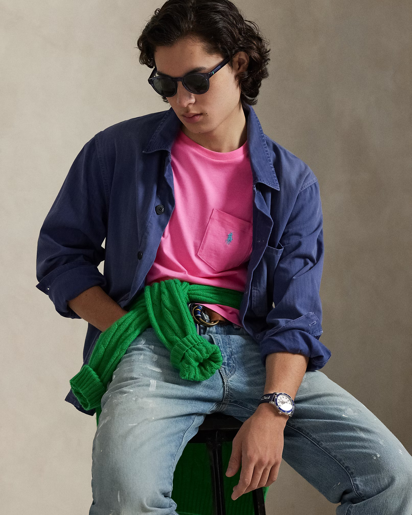 POLO RALPH LAUREN - Custom Slim Fit Jersey Crewneck T-Shirt