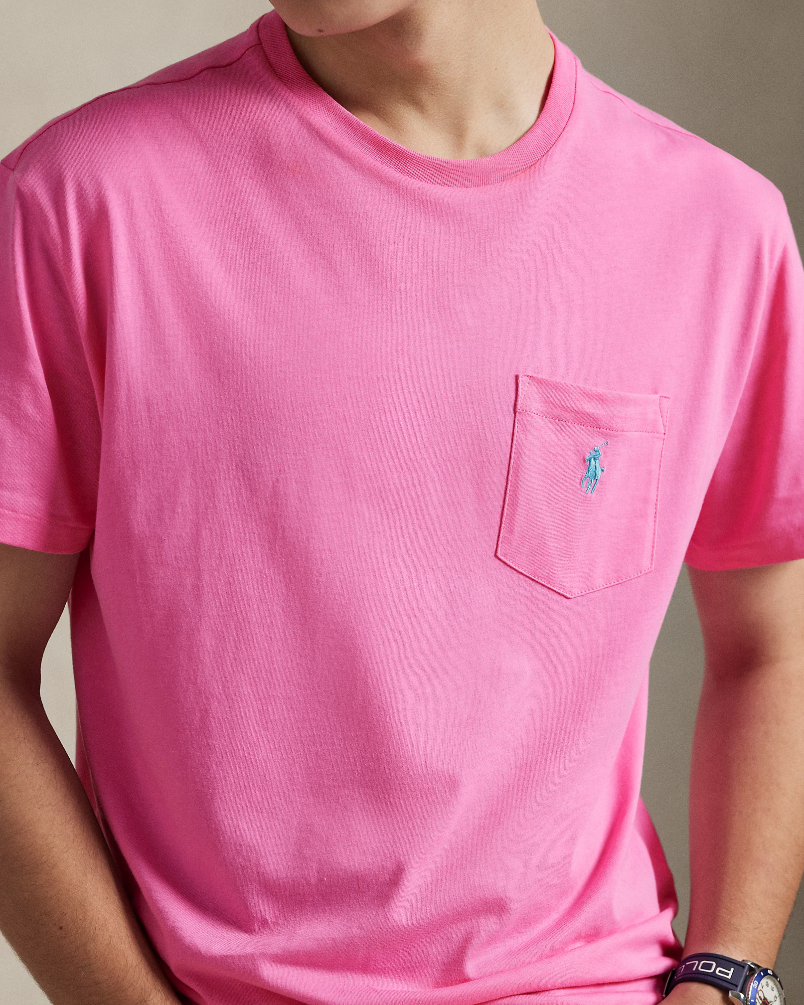 POLO RALPH LAUREN - Custom Slim Fit Jersey Crewneck T-Shirt