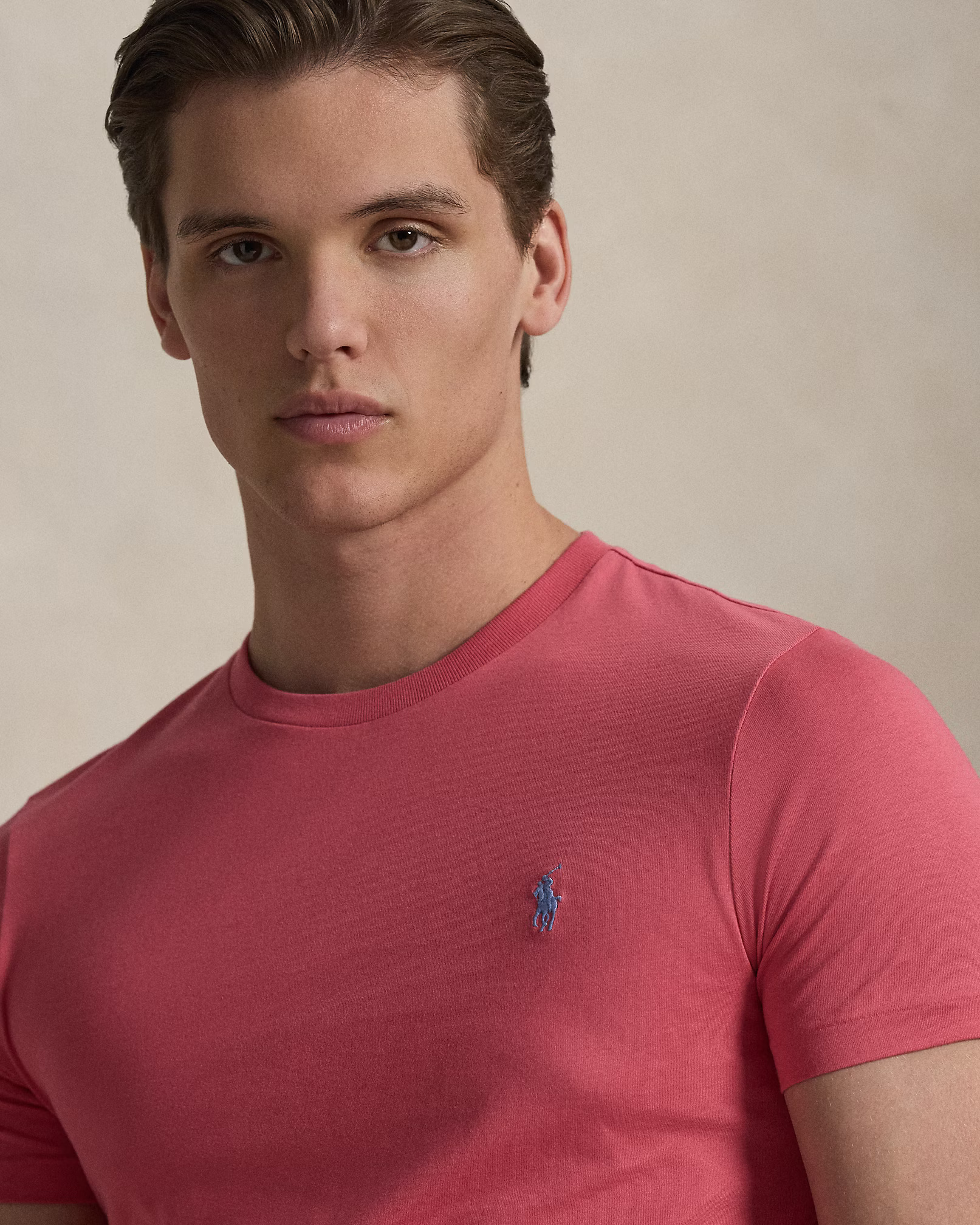 POLO RALPH LAUREN - Custom Slim Fit Jersey Crewneck T-Shirt