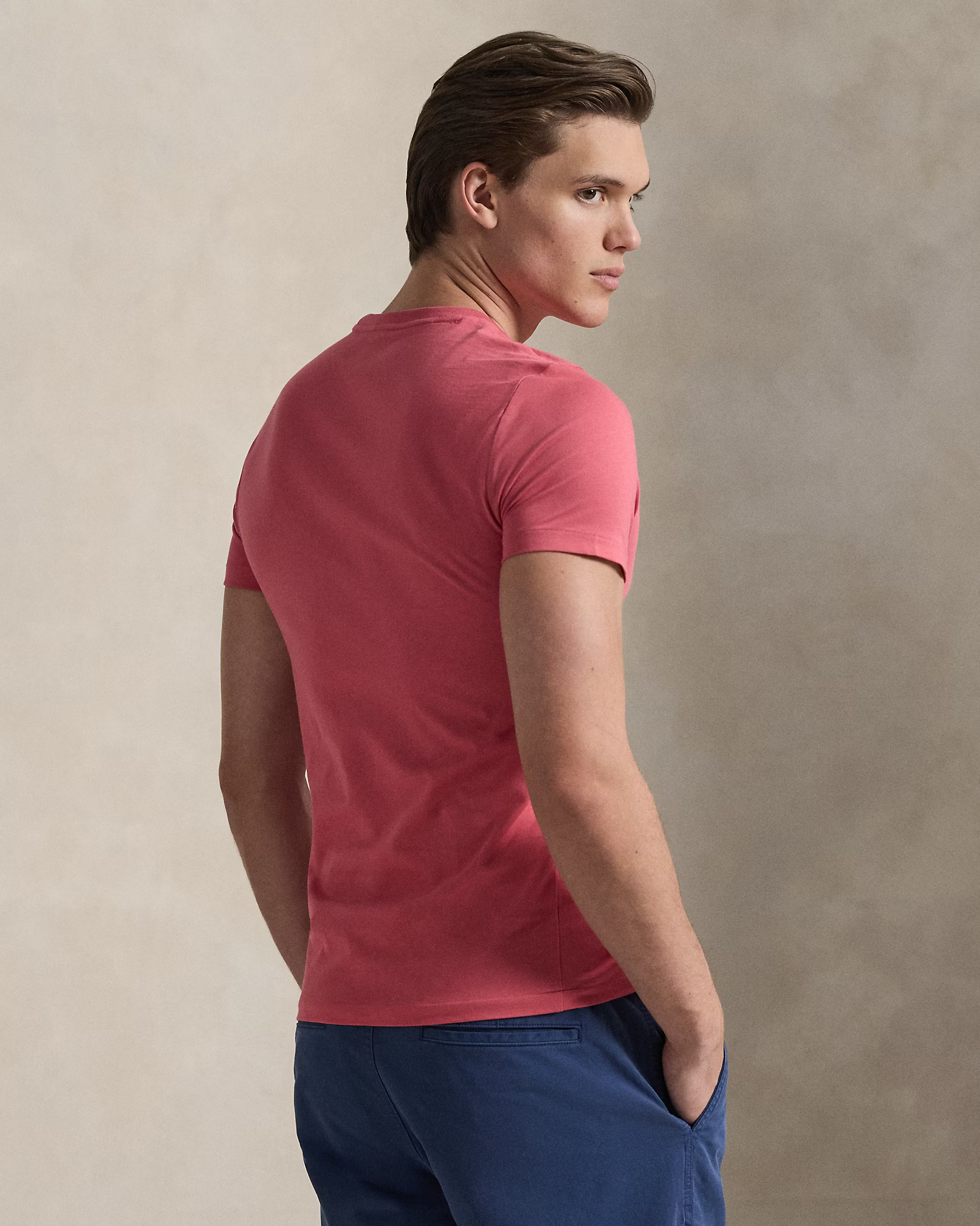 POLO RALPH LAUREN - Custom Slim Fit Jersey Crewneck T-Shirt