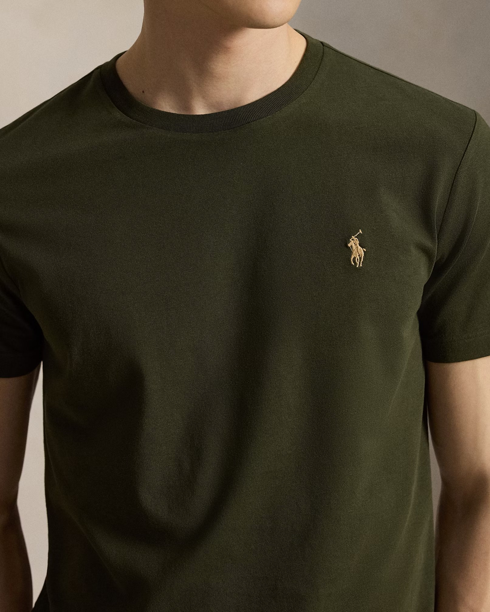 POLO RALPH LAUREN - Custom Slim Fit Jersey Crewneck T-Shirt