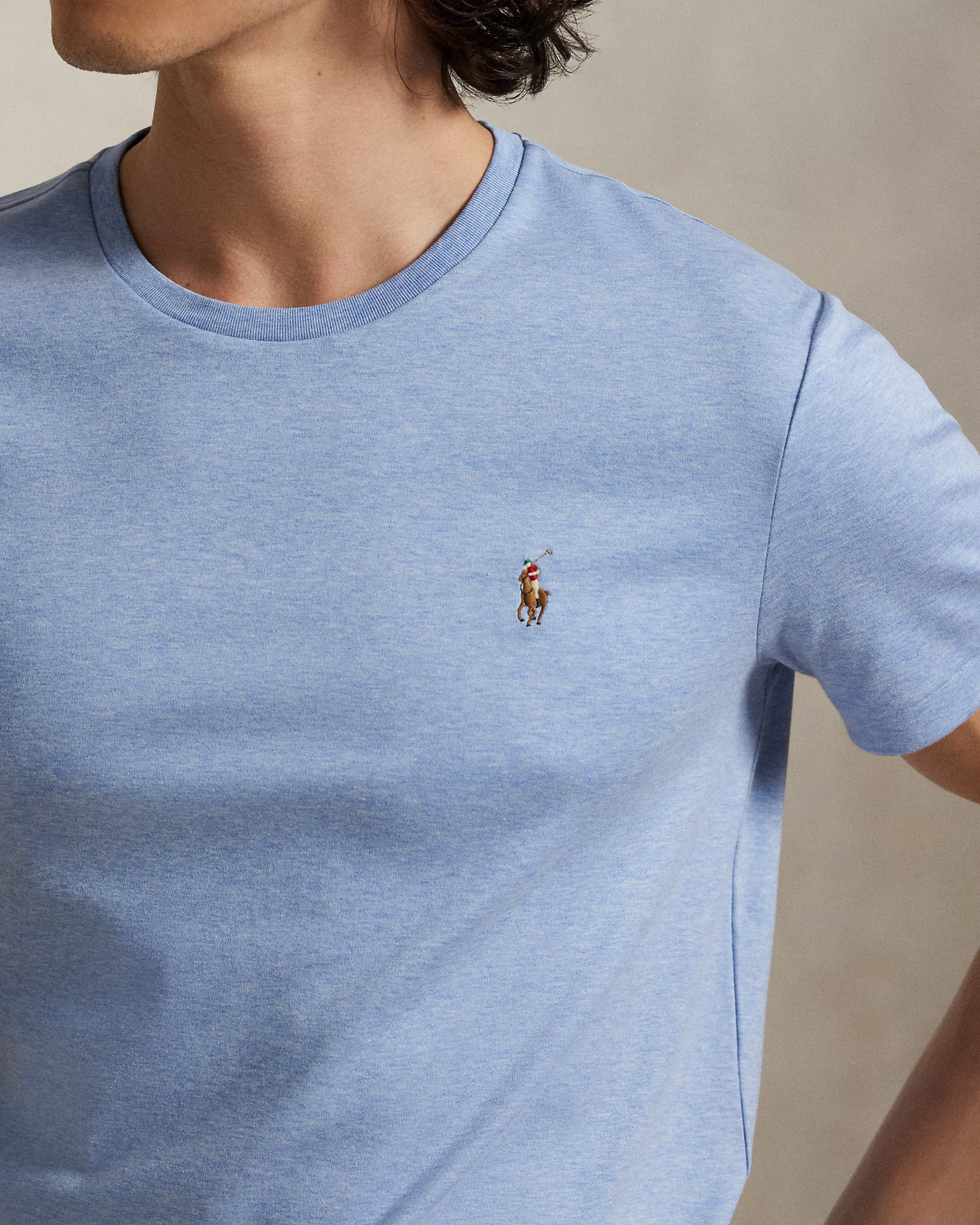 POLO RALPH LAUREN - Custom Slim Fit Soft Cotton T-Shirt