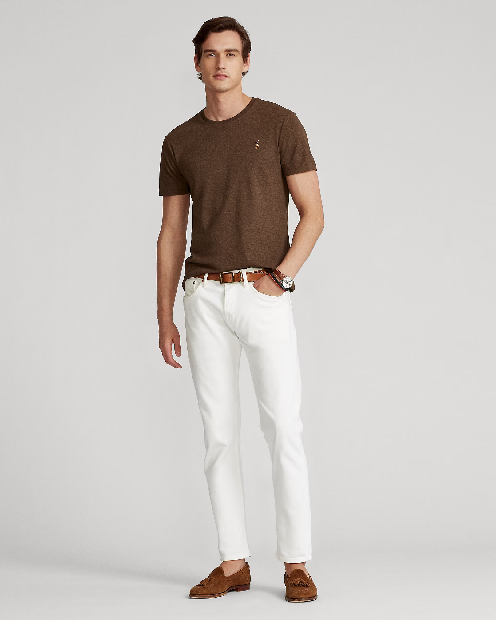 POLO RALPH LAUREN - Custom Slim Fit Soft Cotton T-Shirt