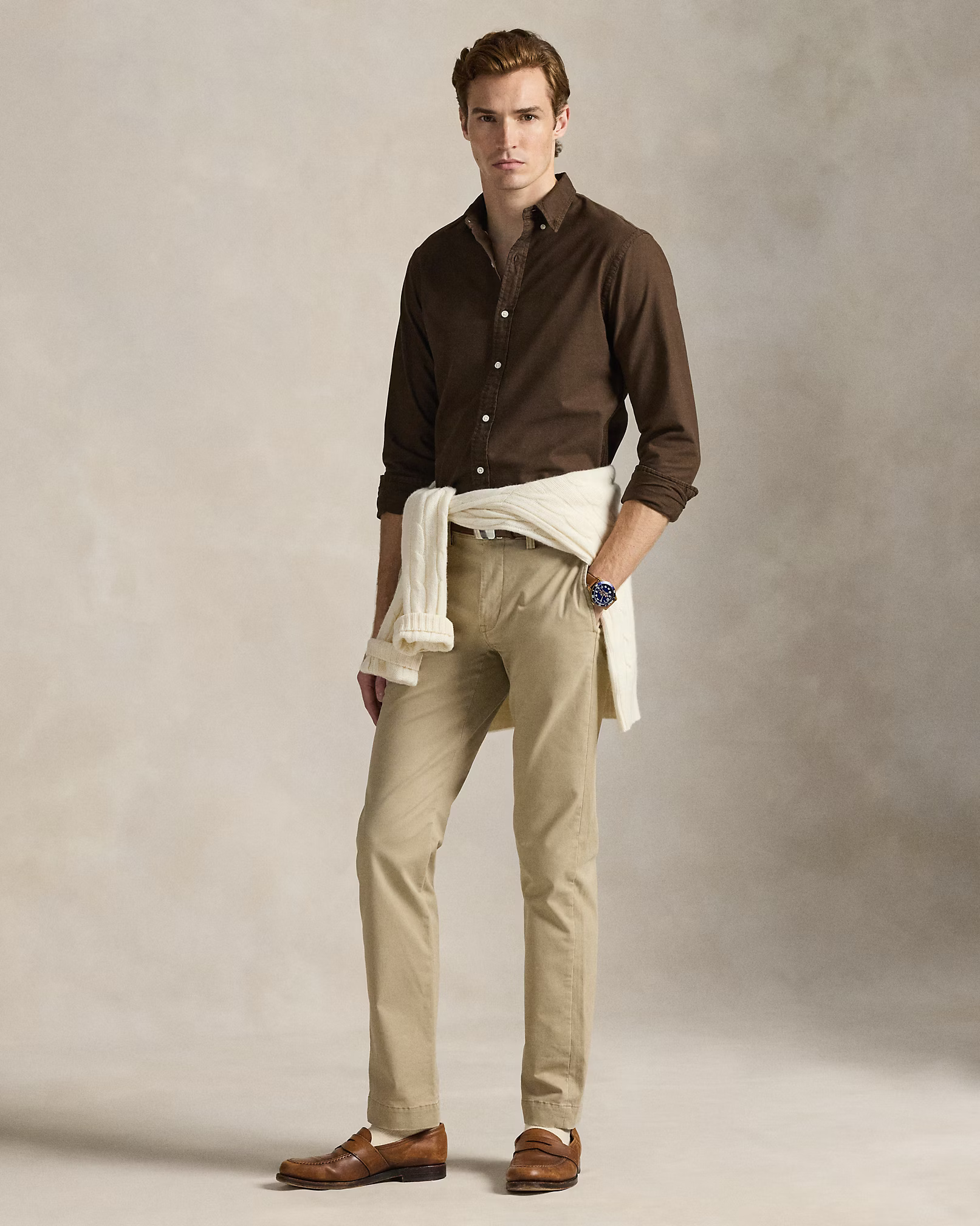 POLO RALPH LAUREN - Slim Fit Garment-Dyed Oxford Shirt