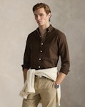 Slim Fit Garment-Dyed Oxford Shirt