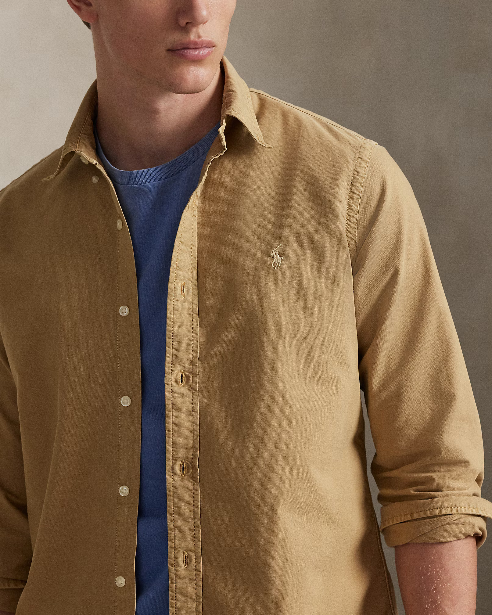 POLO RALPH LAUREN - Custom Fit Garment-Dyed Oxford Shirt