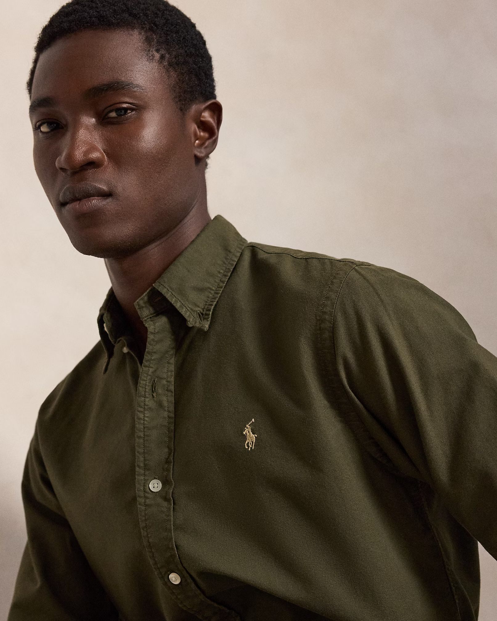 POLO RALPH LAUREN - Custom Fit Garment-Dyed Oxford Shirt