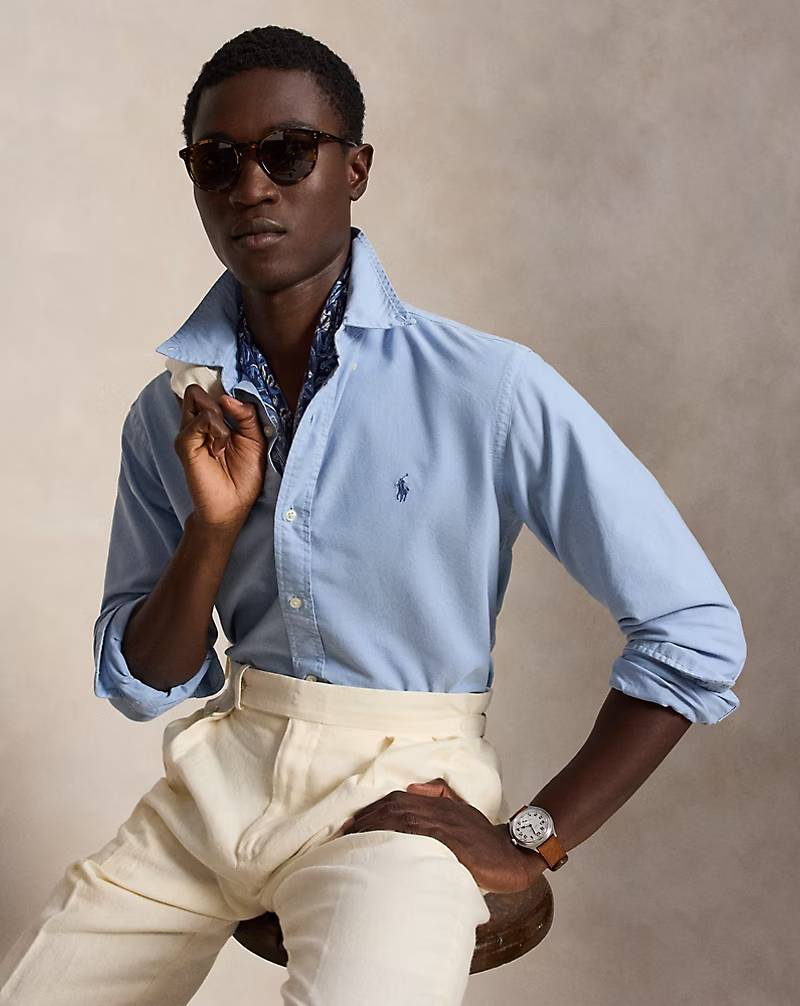 POLO RALPH LAUREN - Custom Fit Garment-Dyed Oxford Shirt