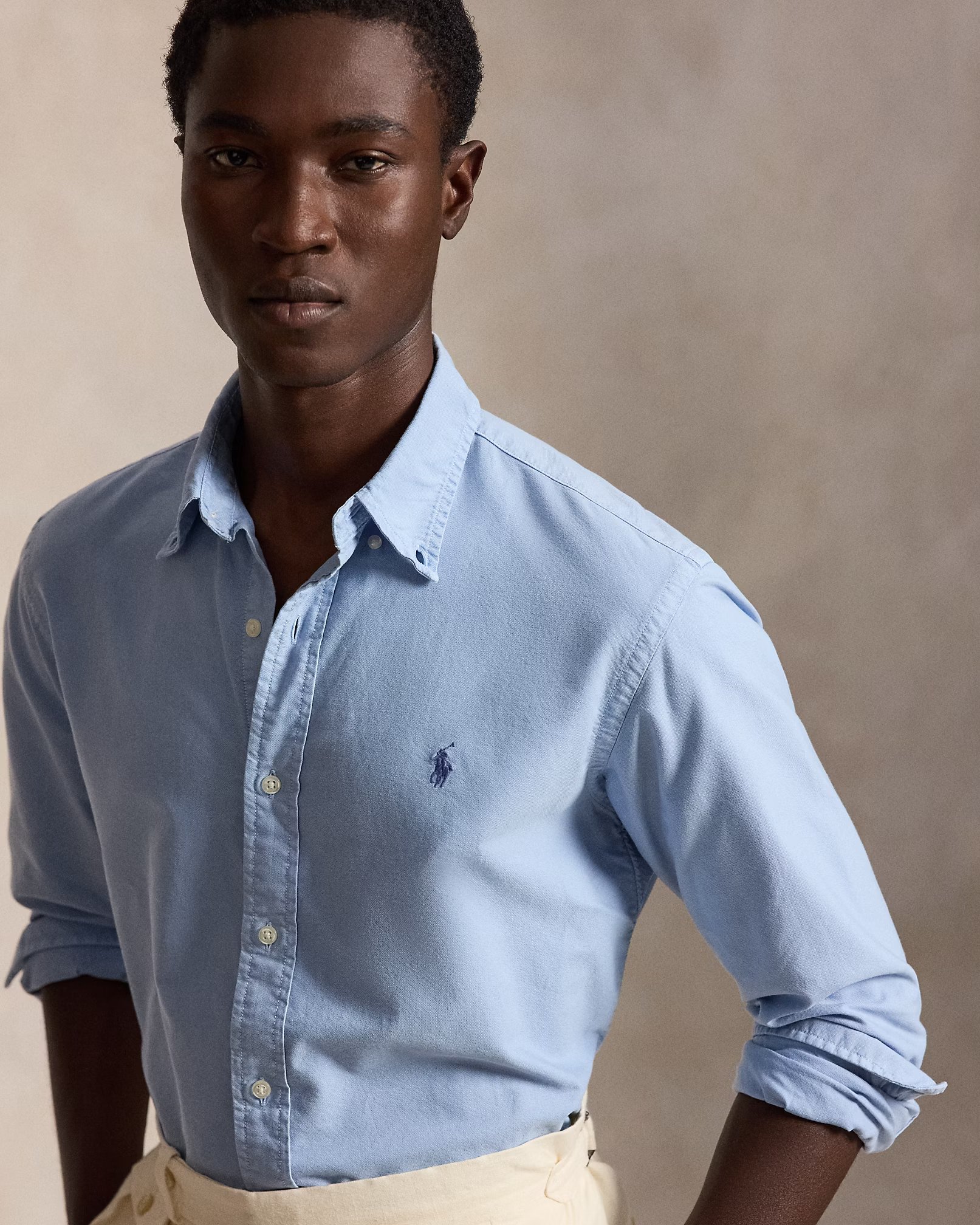 POLO RALPH LAUREN - Custom Fit Garment-Dyed Oxford Shirt