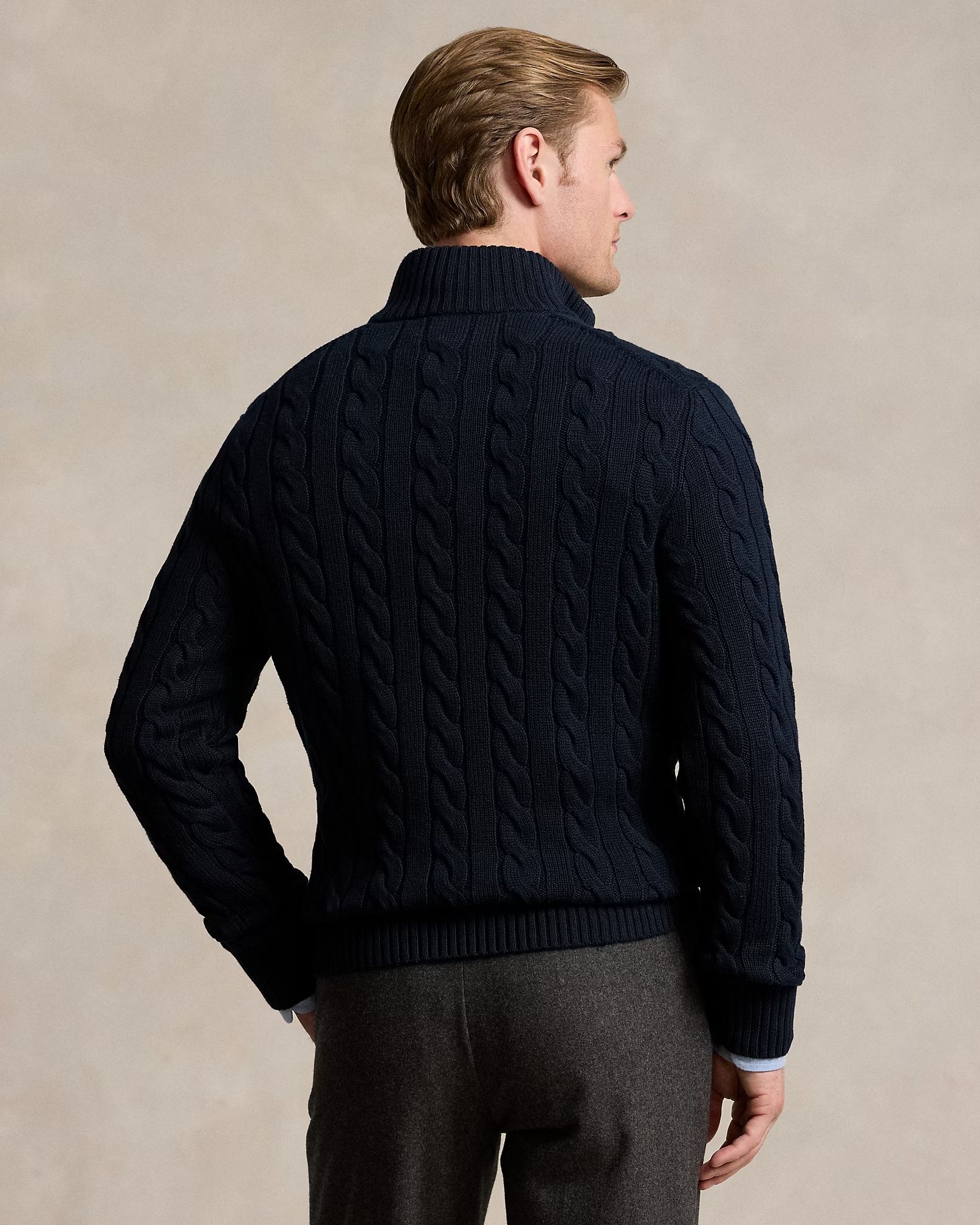 POLO RALPH LAUREN - Roving Cotton Quarter-Zip Jumper