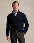 Roving Cotton Quarter-Zip Jumper
