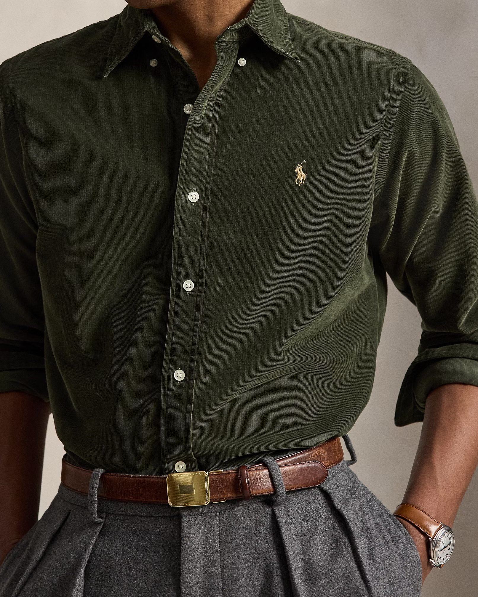 POLO RALPH LAUREN - Custom Fit Corduroy Shirt