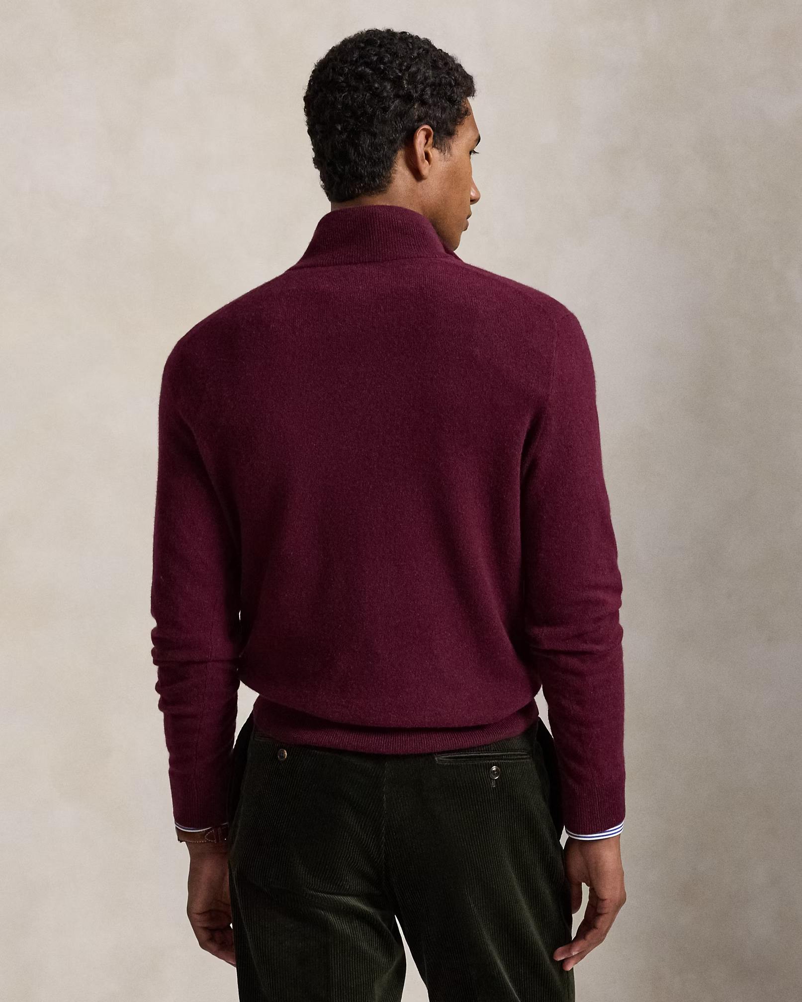 POLO RALPH LAUREN - Merino Quarter-Zip Jumper