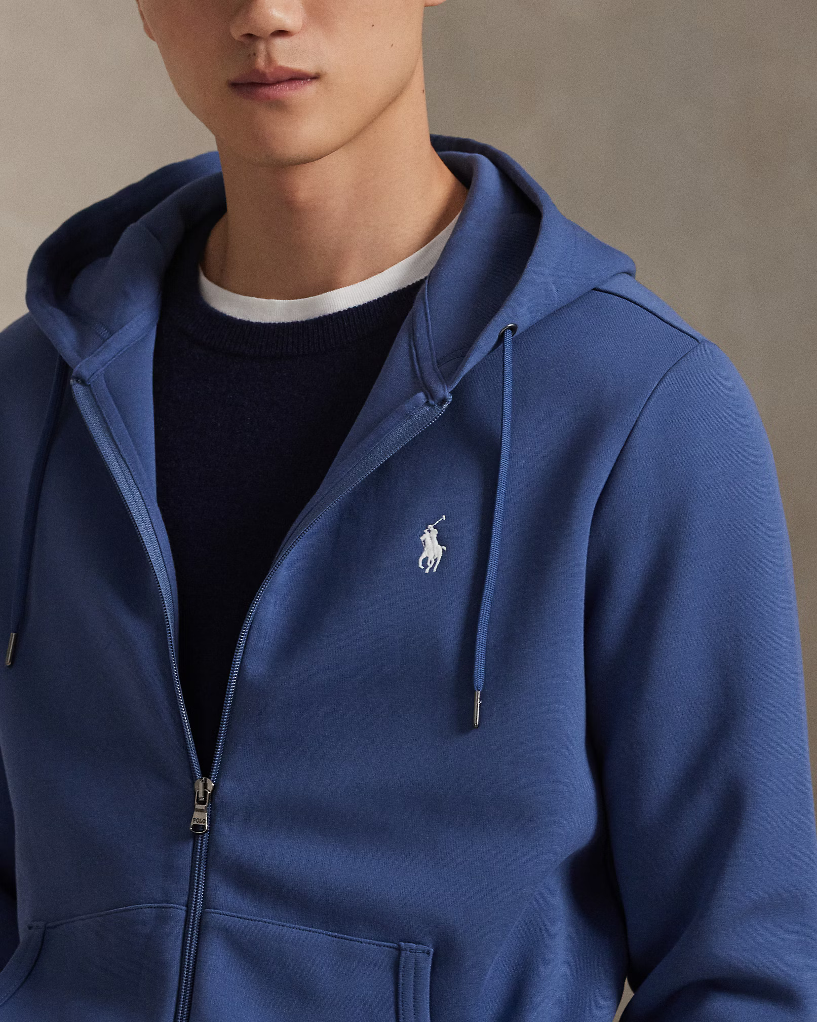 POLO RALPH LAUREN - Double-Knit Full-Zip Hoodie