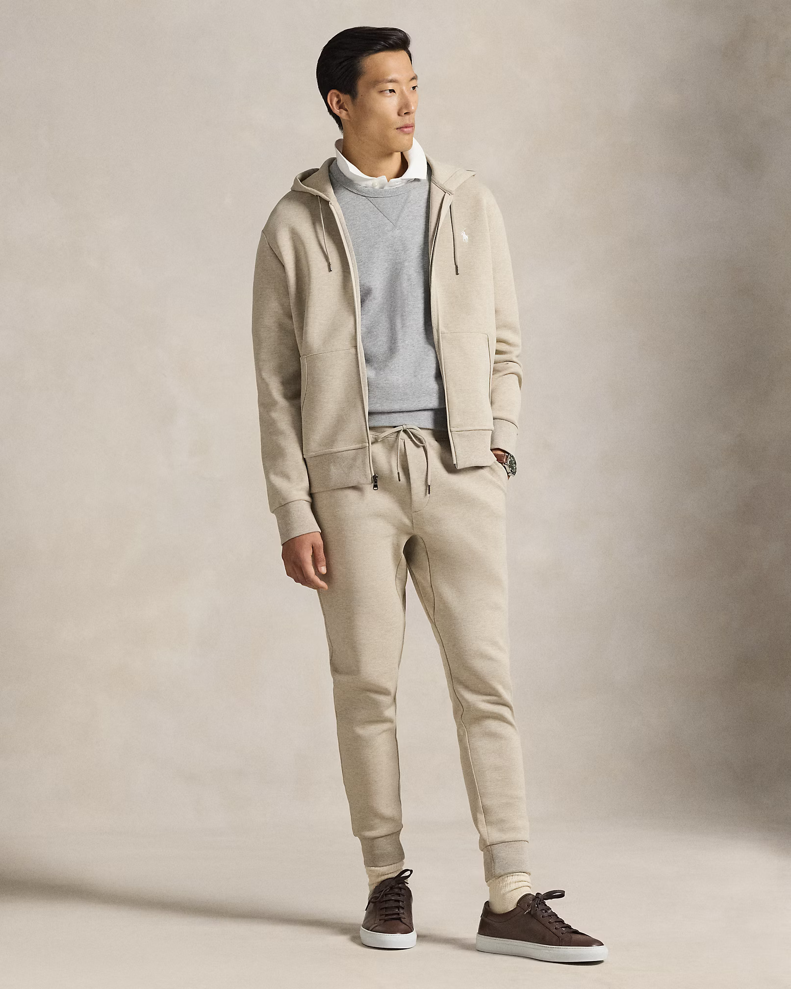 POLO RALPH LAUREN - Double-Knit Full-Zip Hoodie