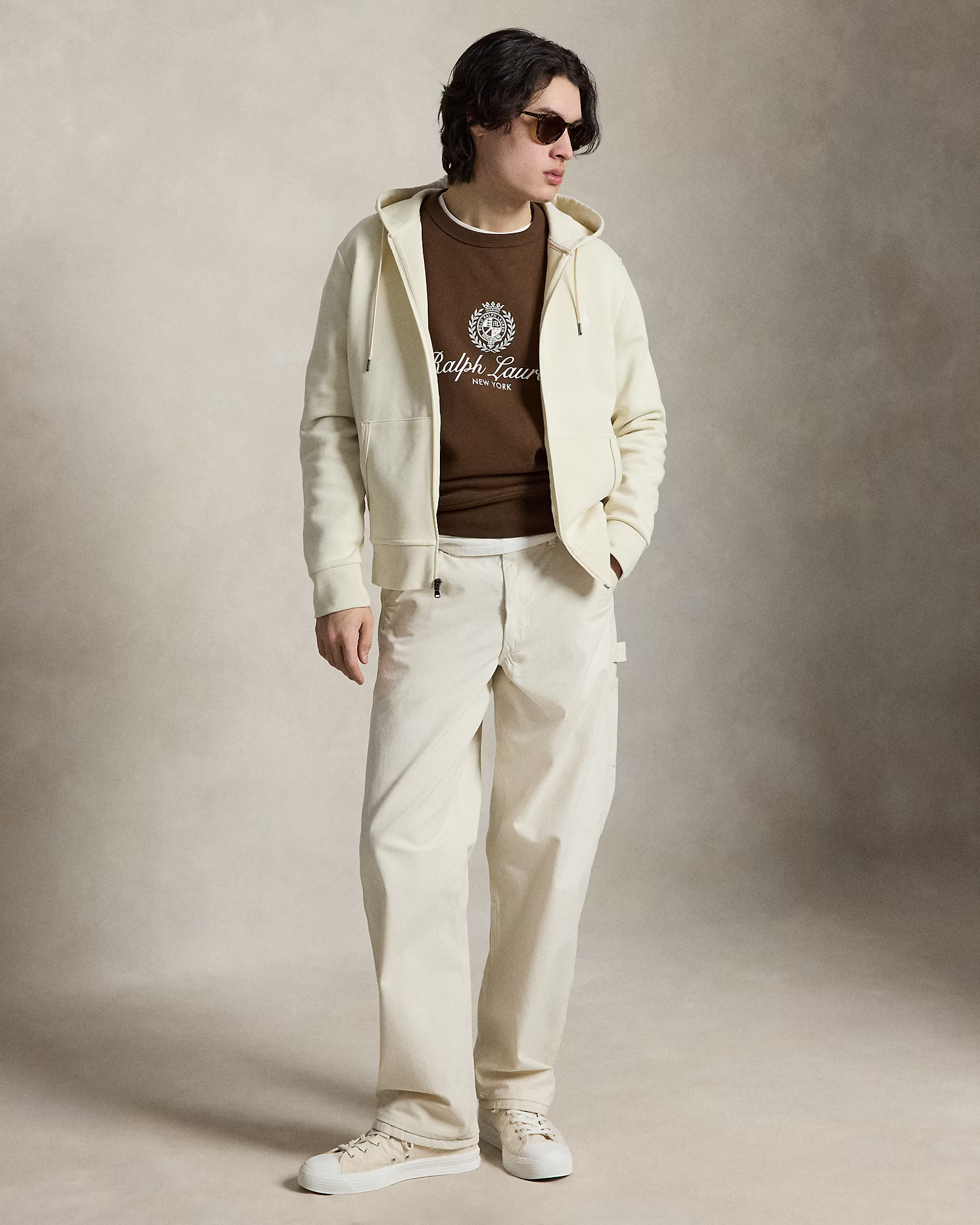 POLO RALPH LAUREN - Double Knit Full Zip Hoodie