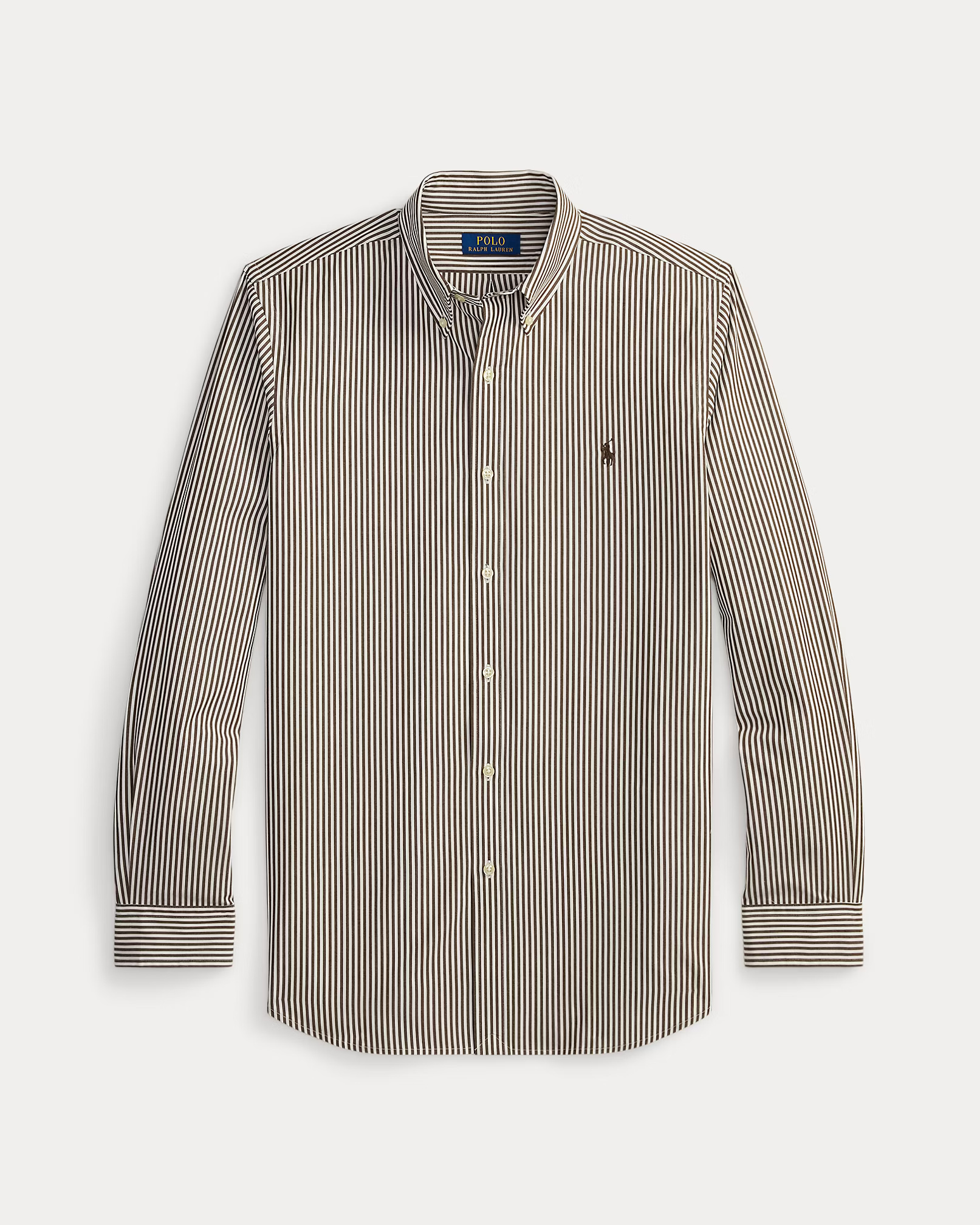 POLO RALPH LAUREN - Custom Fit Striped Stretch Poplin Shirt