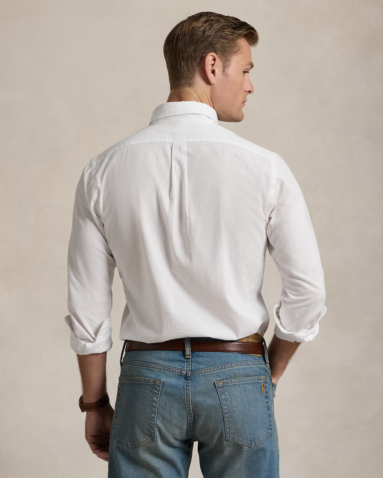 POLO RALPH LAUREN - Custom Fit Seersucker Shirt