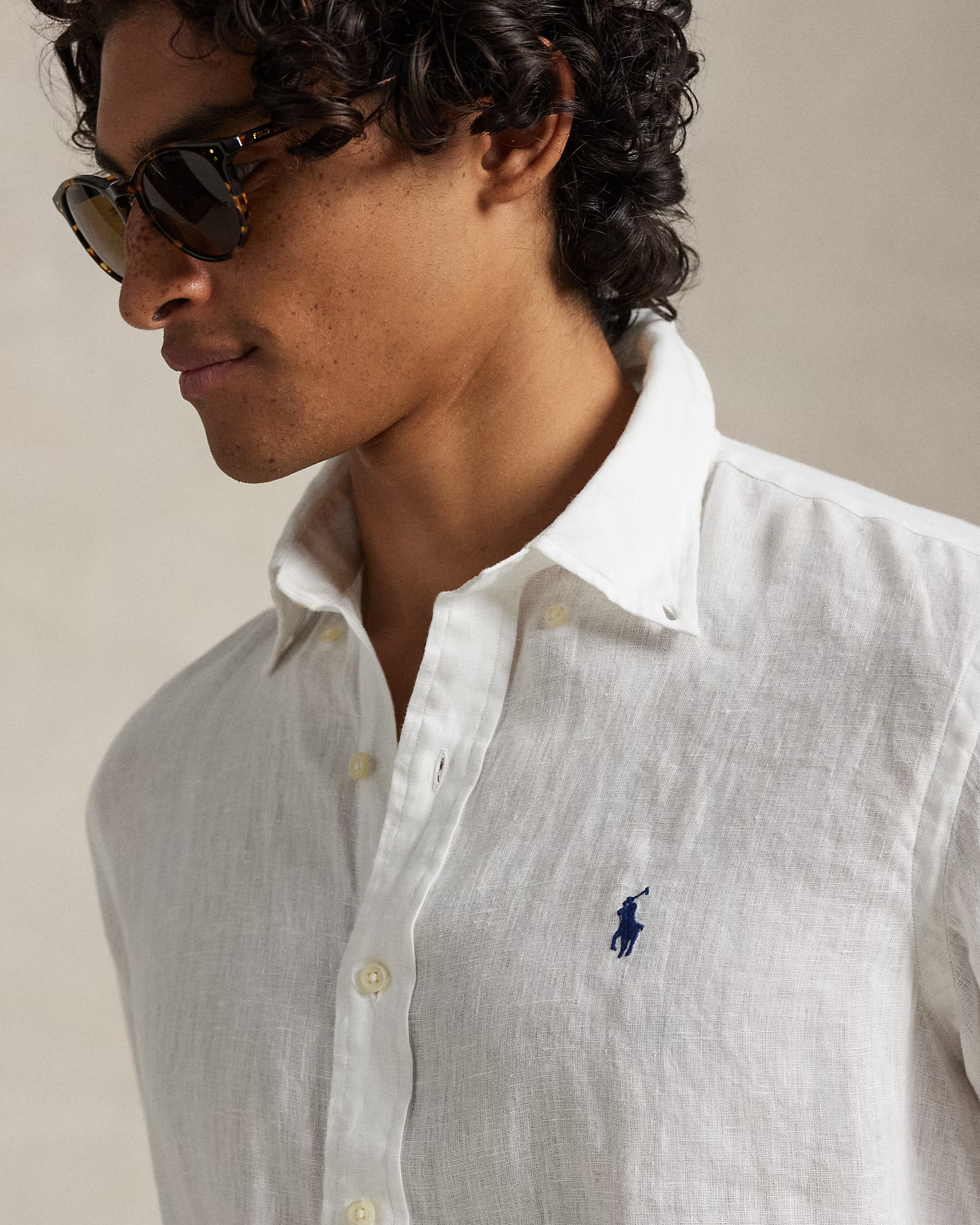 POLO RALPH LAUREN - Custom Fit Linen Shirt