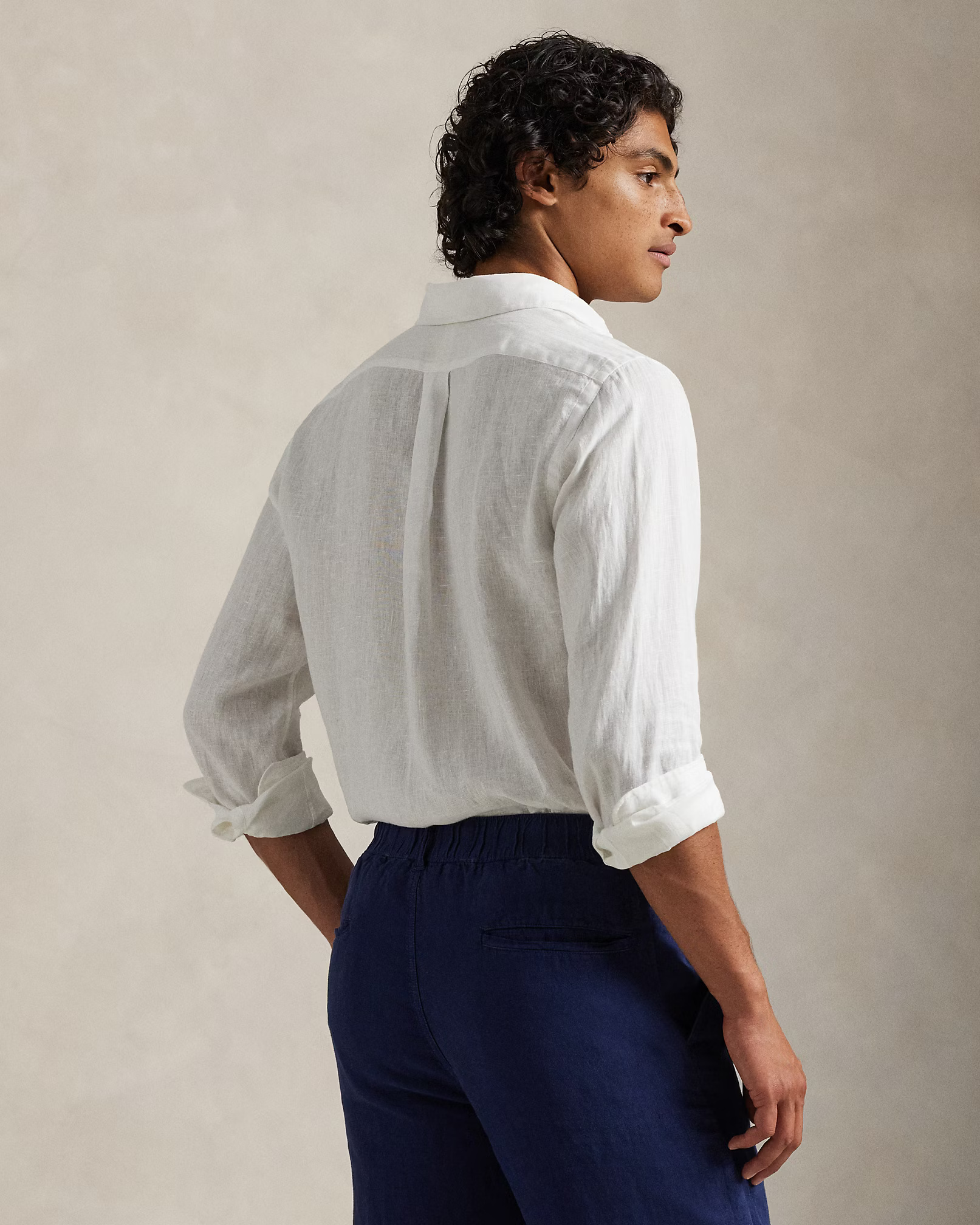 POLO RALPH LAUREN - Custom Fit Linen Shirt