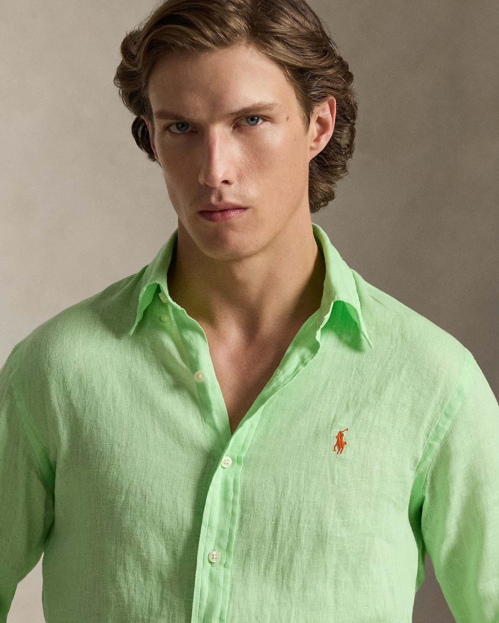 POLO RALPH LAUREN - Custom Fit Linen Shirt