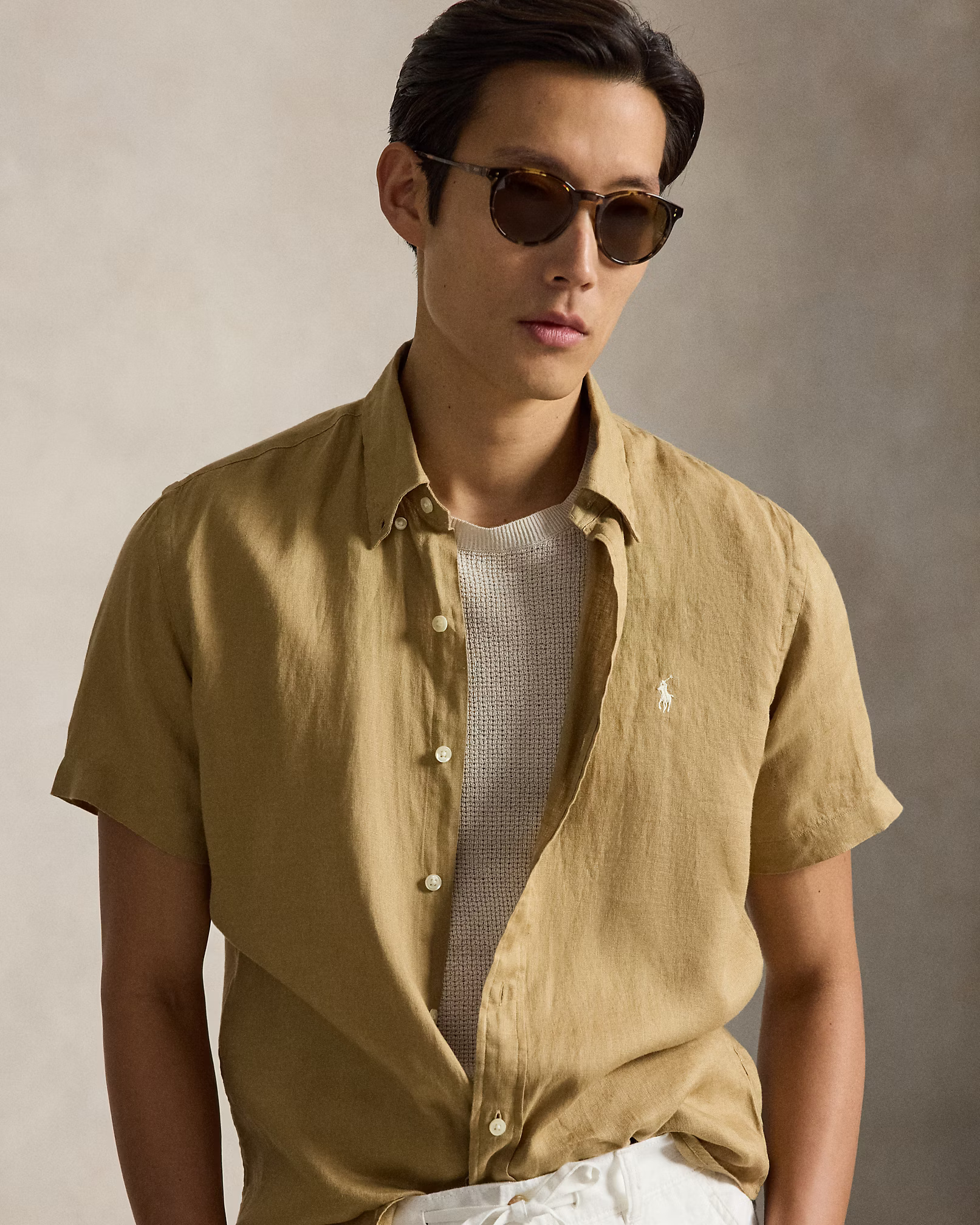 POLO RALPH LAUREN - Custom Fit Linen Shirt