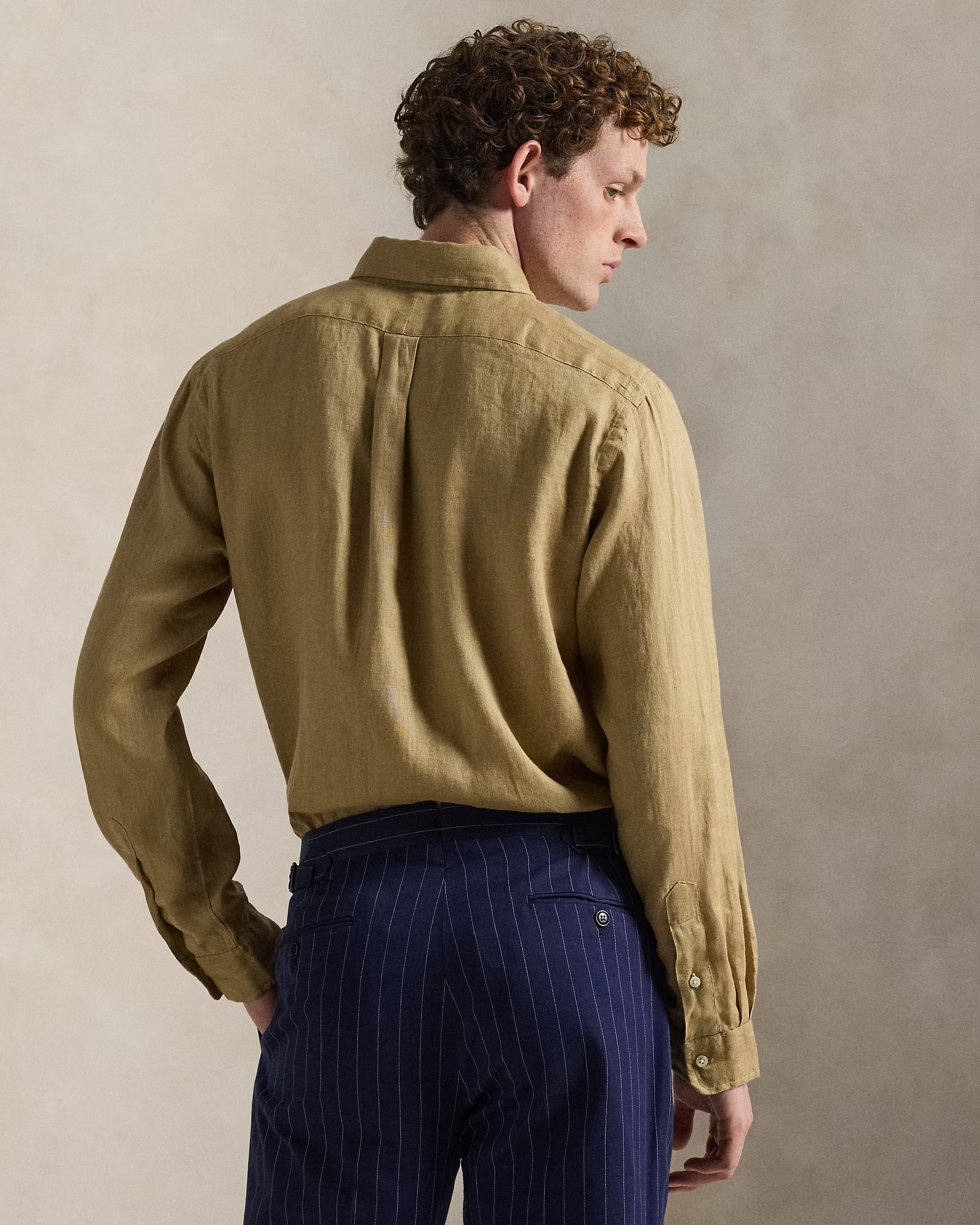 POLO RALPH LAUREN - Slim Fit Linen Shirt