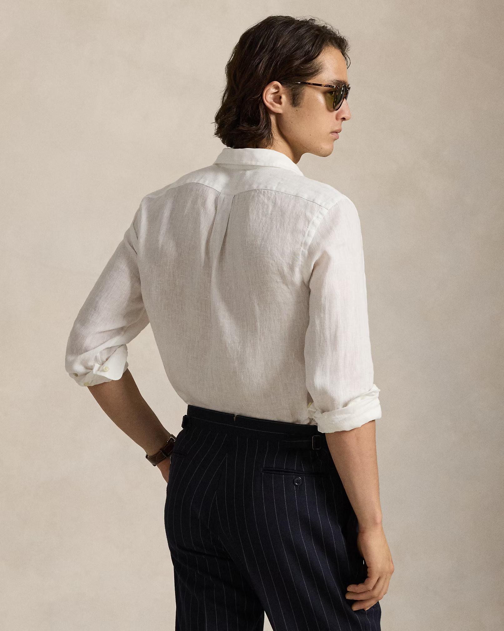 POLO RALPH LAUREN - Slim Fit Linen Shirt