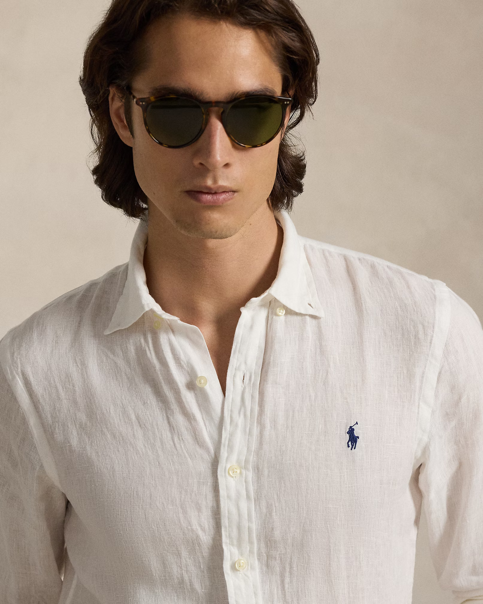POLO RALPH LAUREN - Slim Fit Linen Shirt