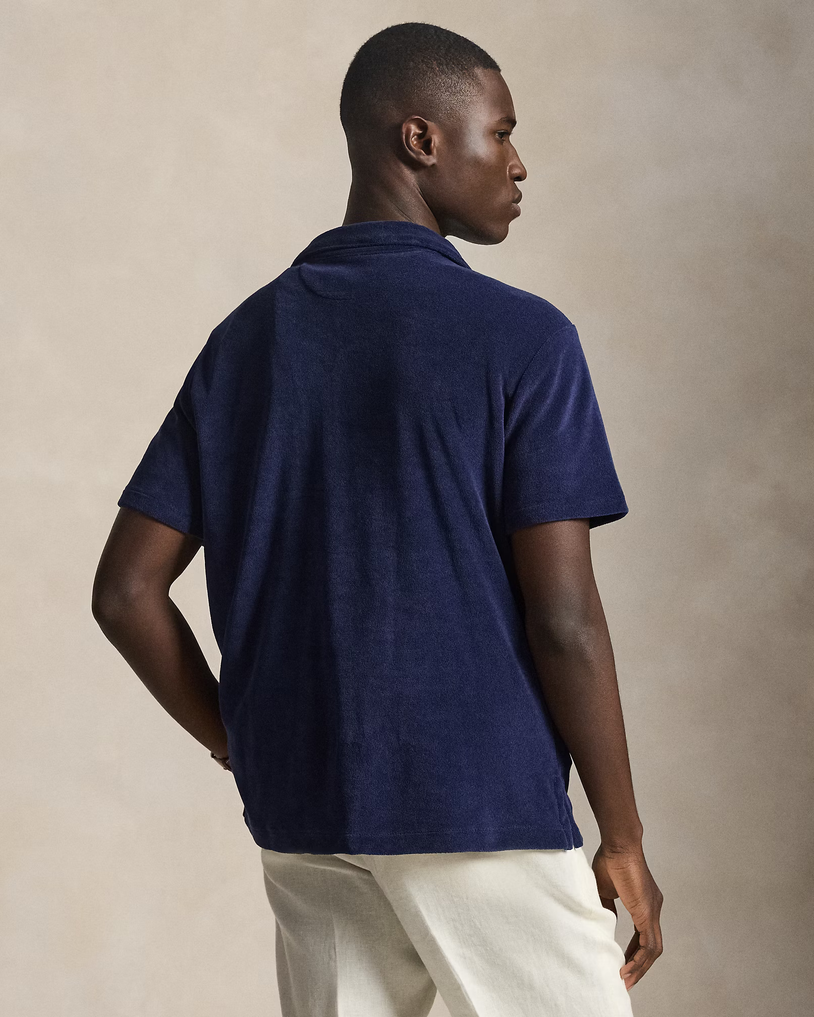 POLO RALPH LAUREN - Custom Slim Fit Terry Camp Shirt