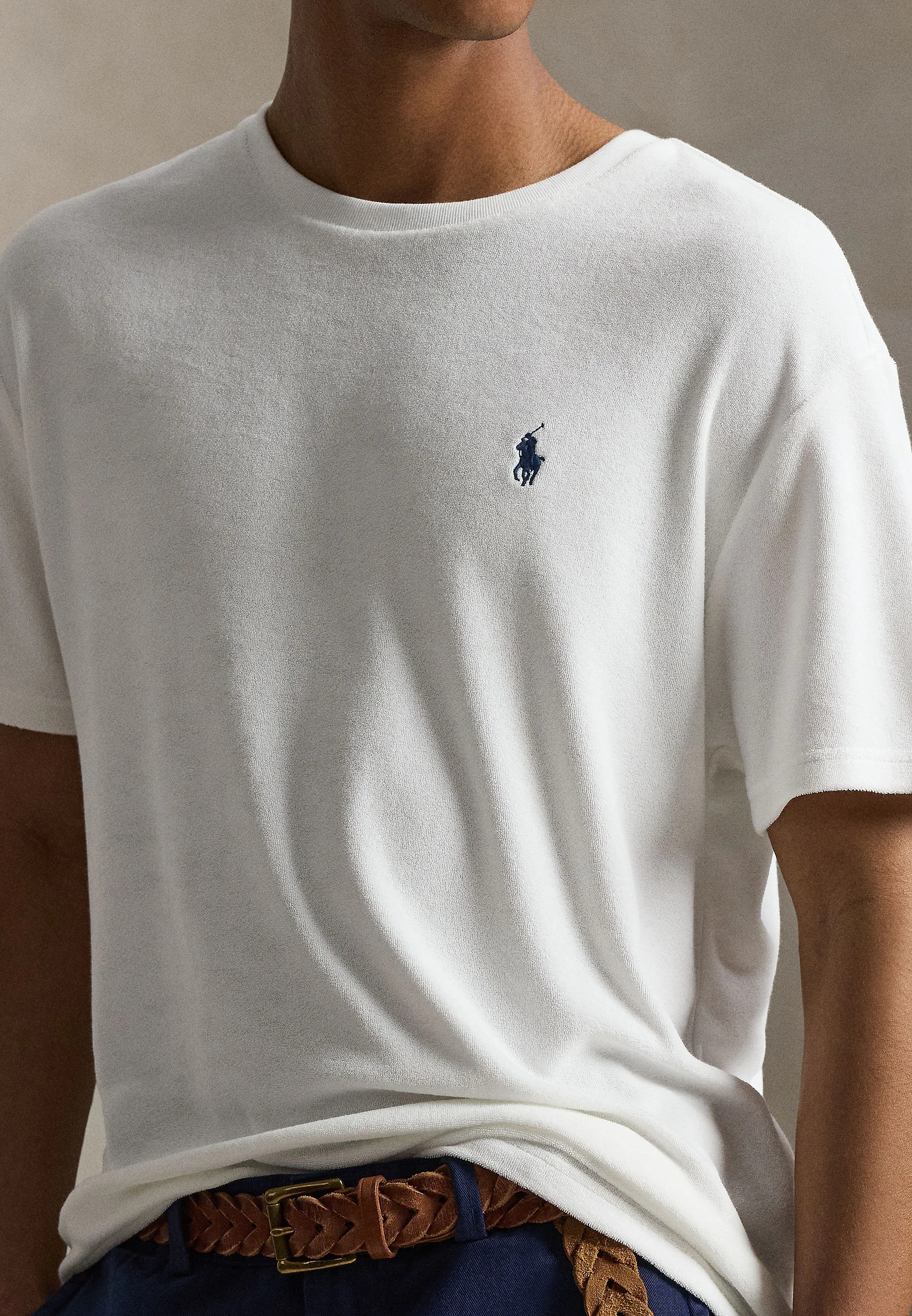POLO RALPH LAUREN - Cotton Terry Knit T-Shirt