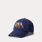 Triple-Pony Twill Ball Cap