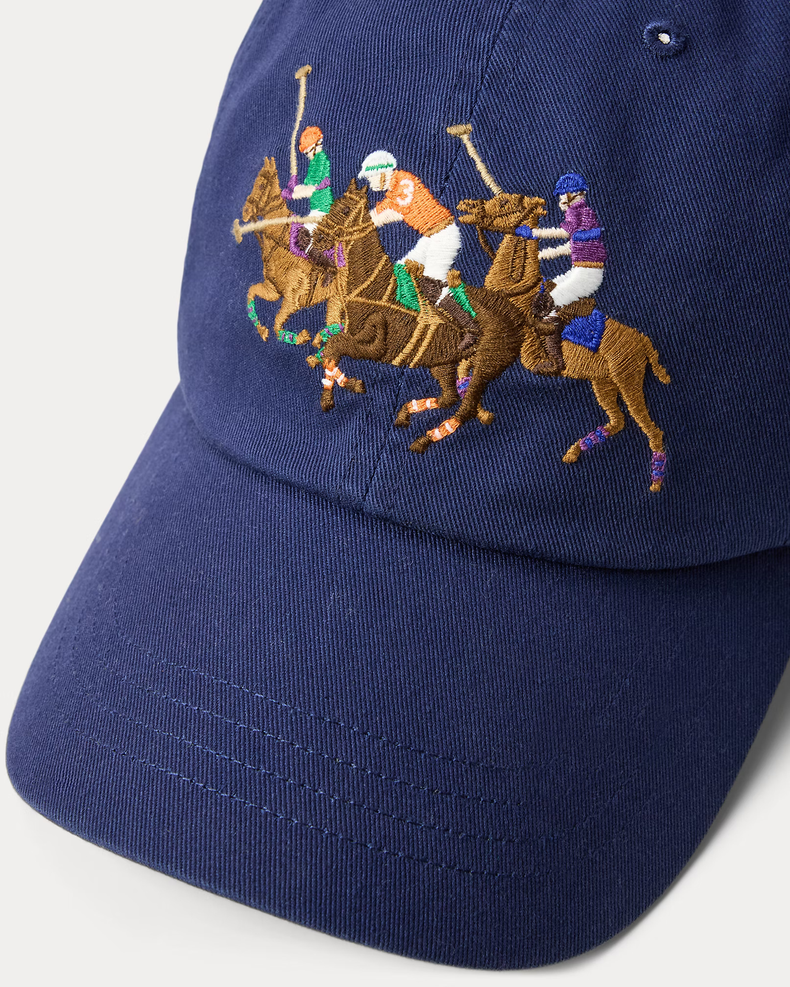 POLO RALPH LAUREN - Triple-Pony Twill Ball Cap
