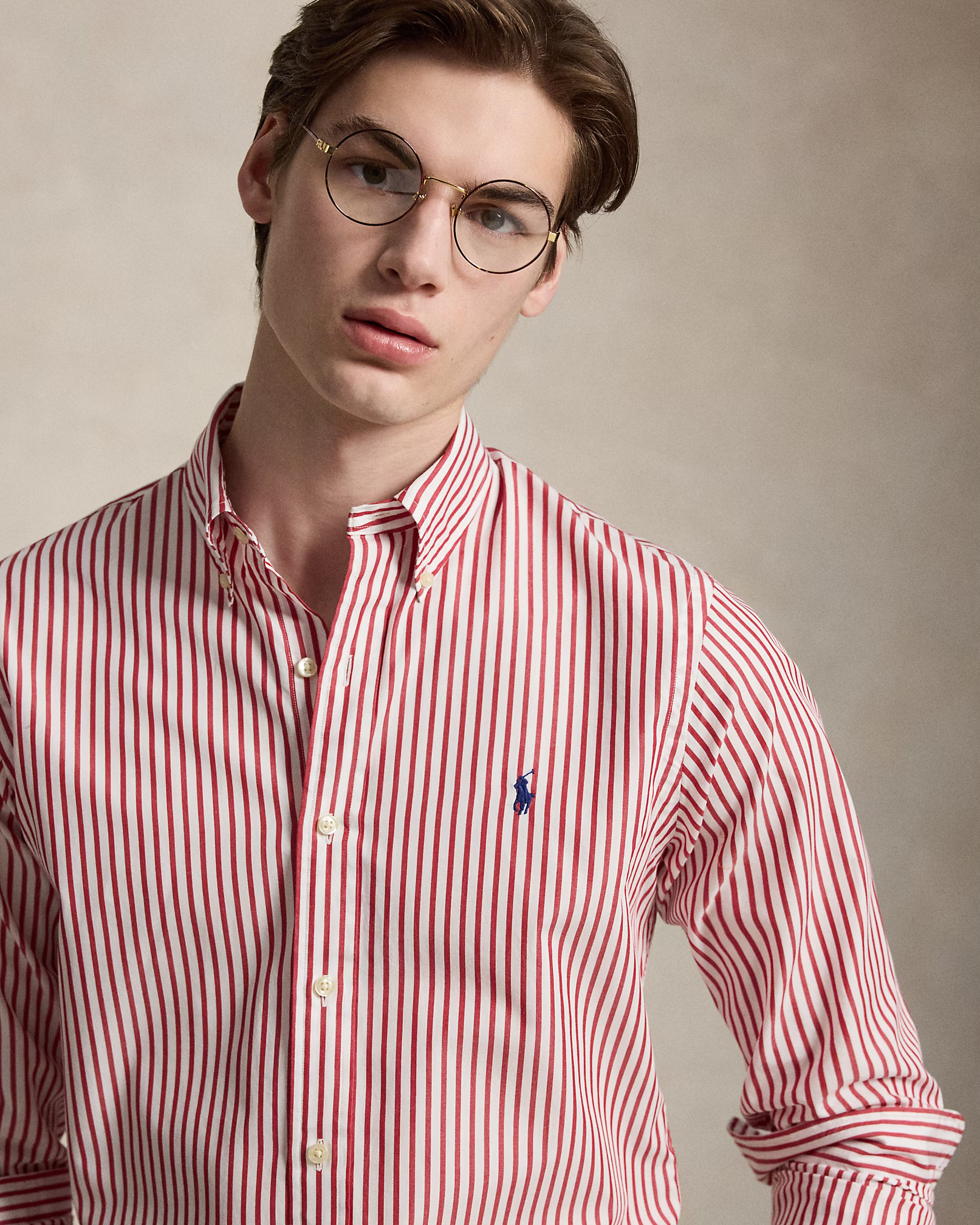 POLO RALPH LAUREN - Custom Fit Striped Broadcloth Shirt