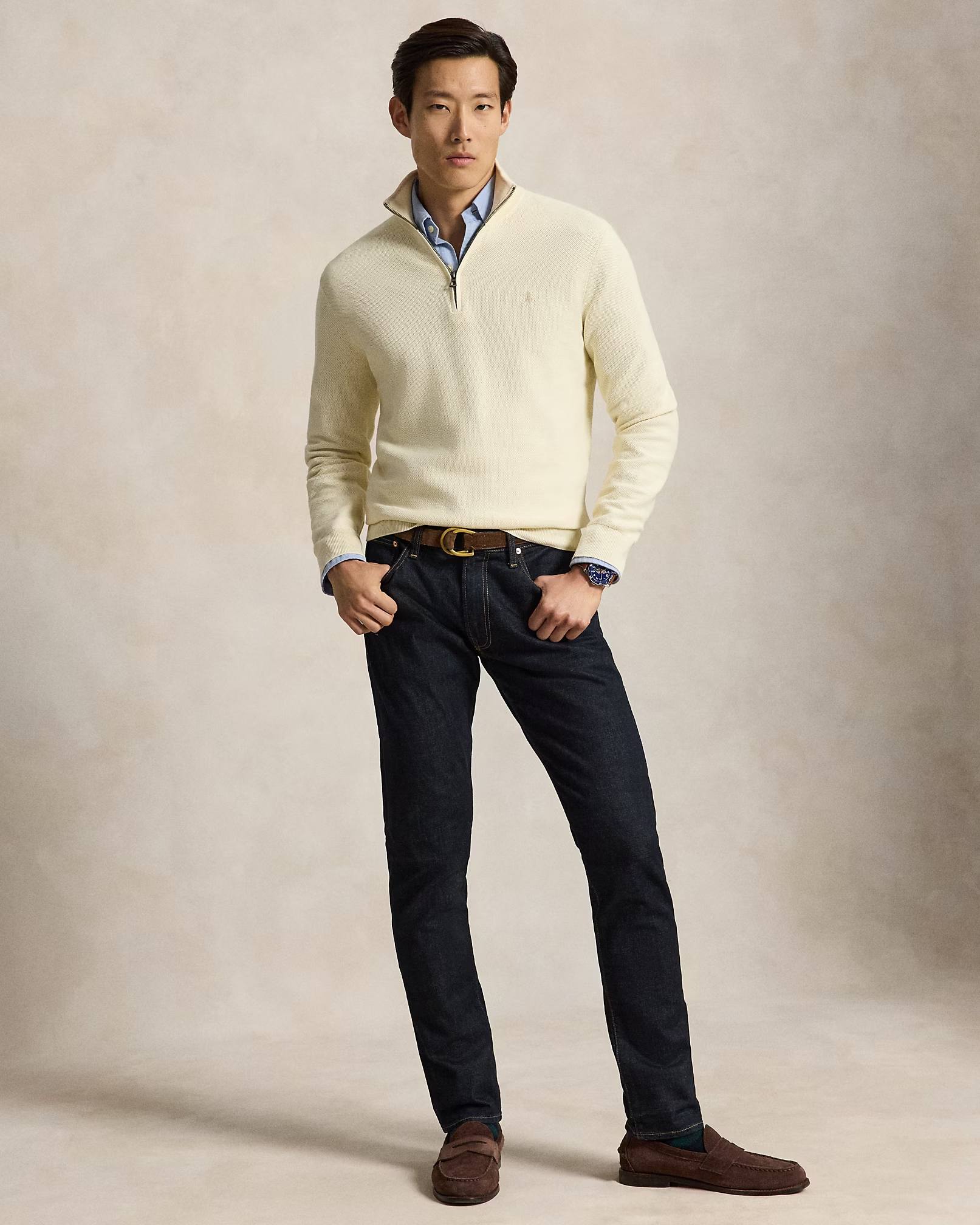 POLO RALPH LAUREN - Cotton Sweater Half Zip