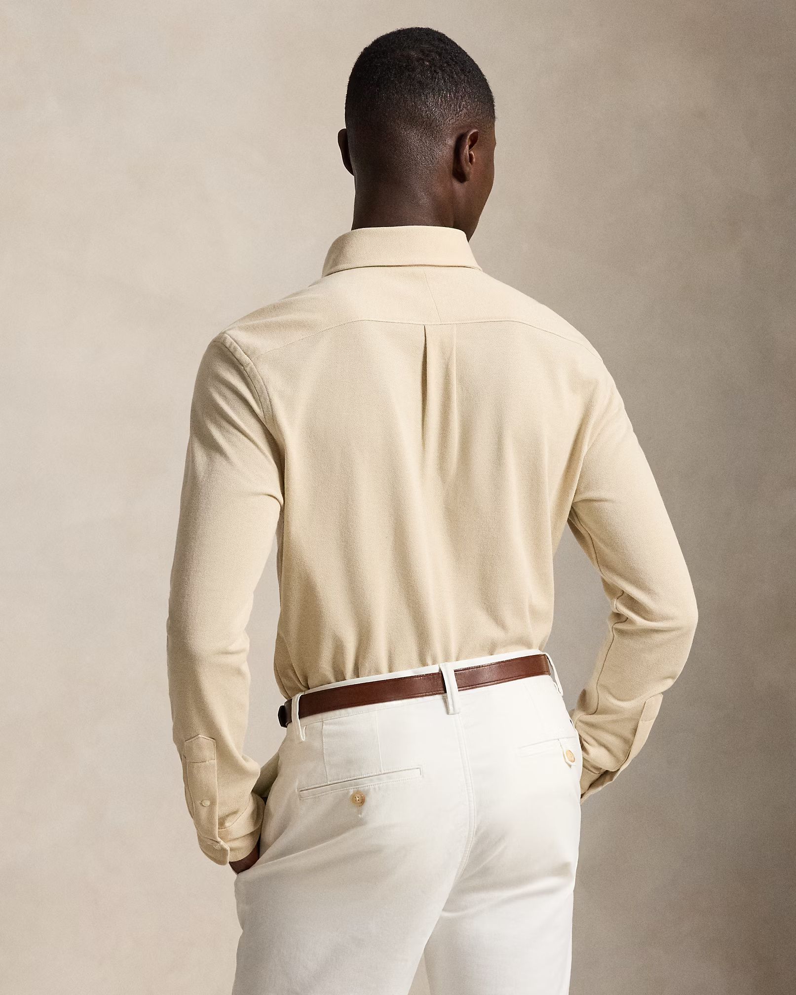 POLO RALPH LAUREN - Knit Mesh Oxford Shirt