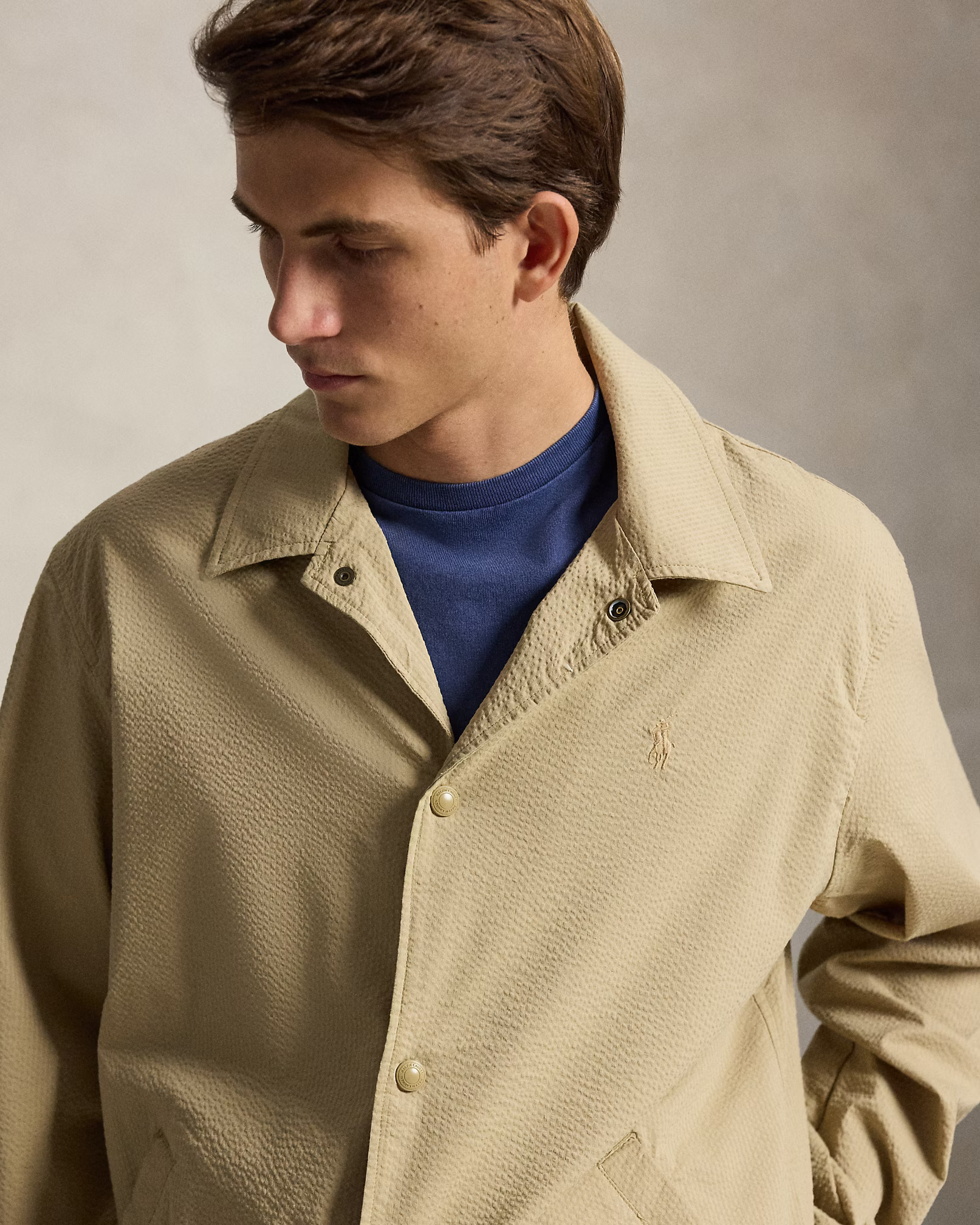 POLO RALPH LAUREN - Seersucker Coach’s Jacket