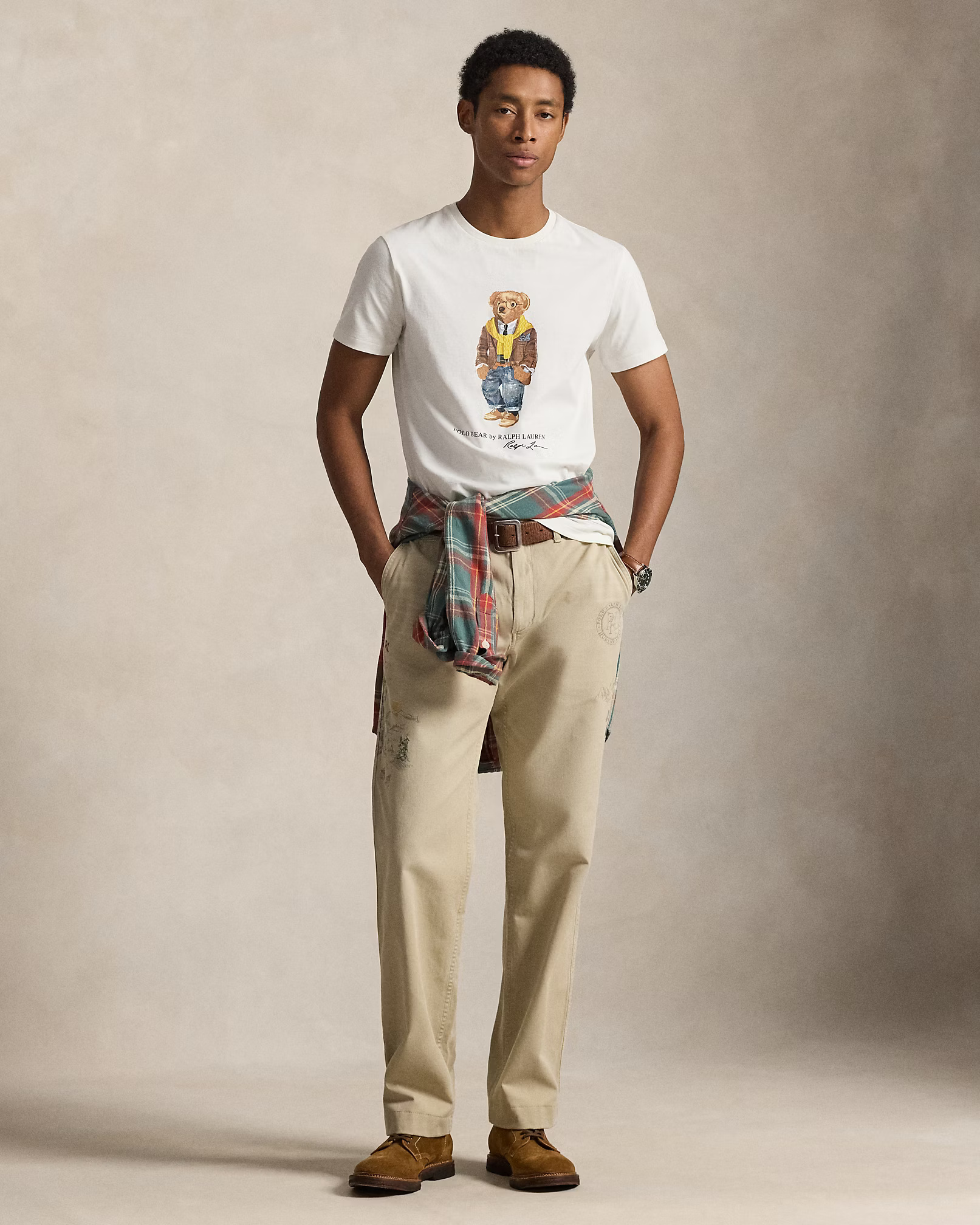 POLO RALPH LAUREN - Custom Slim Fit Polo Bear Jersey T-Shirt