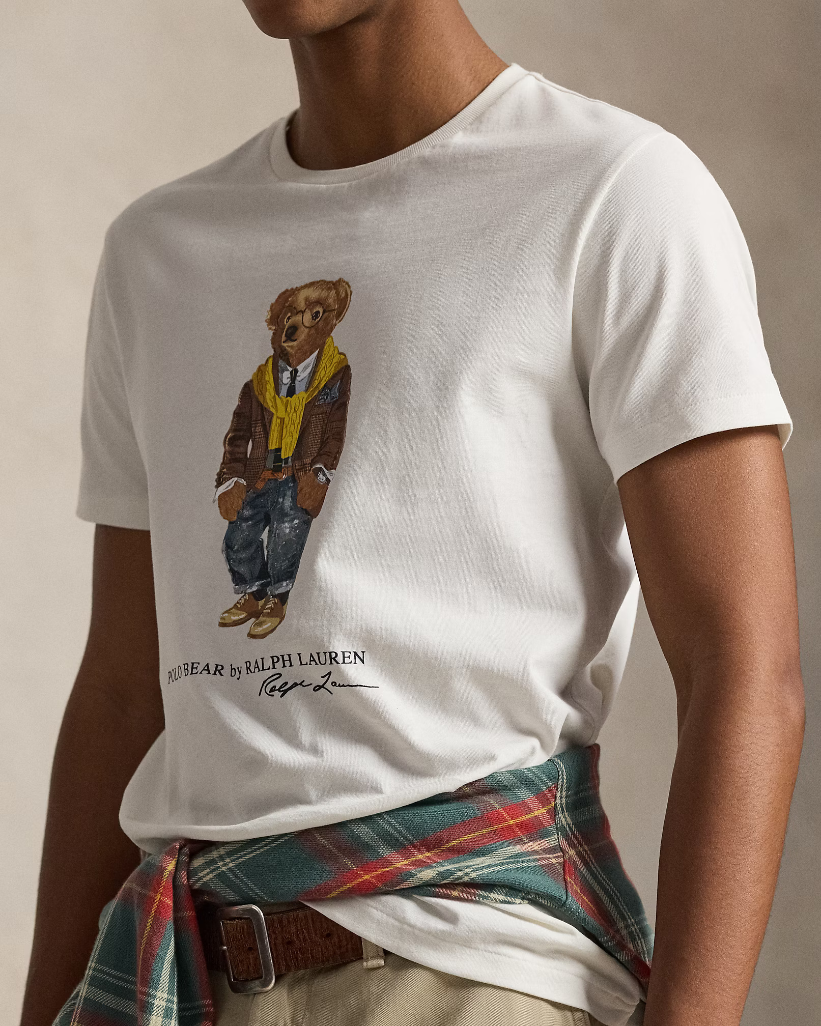 POLO RALPH LAUREN - Custom Slim Fit Polo Bear Jersey T-Shirt