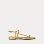 Lainee Metallic Nappa Leather Sandal