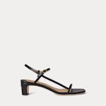 Lainee Mid-Heel Nappa Leather Sandal