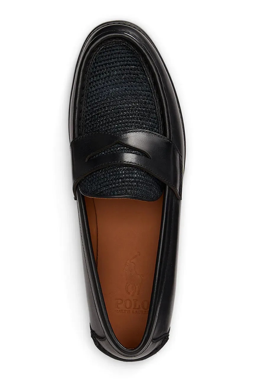POLO RALPH LAUREN - Leather Raffia Alston Penny