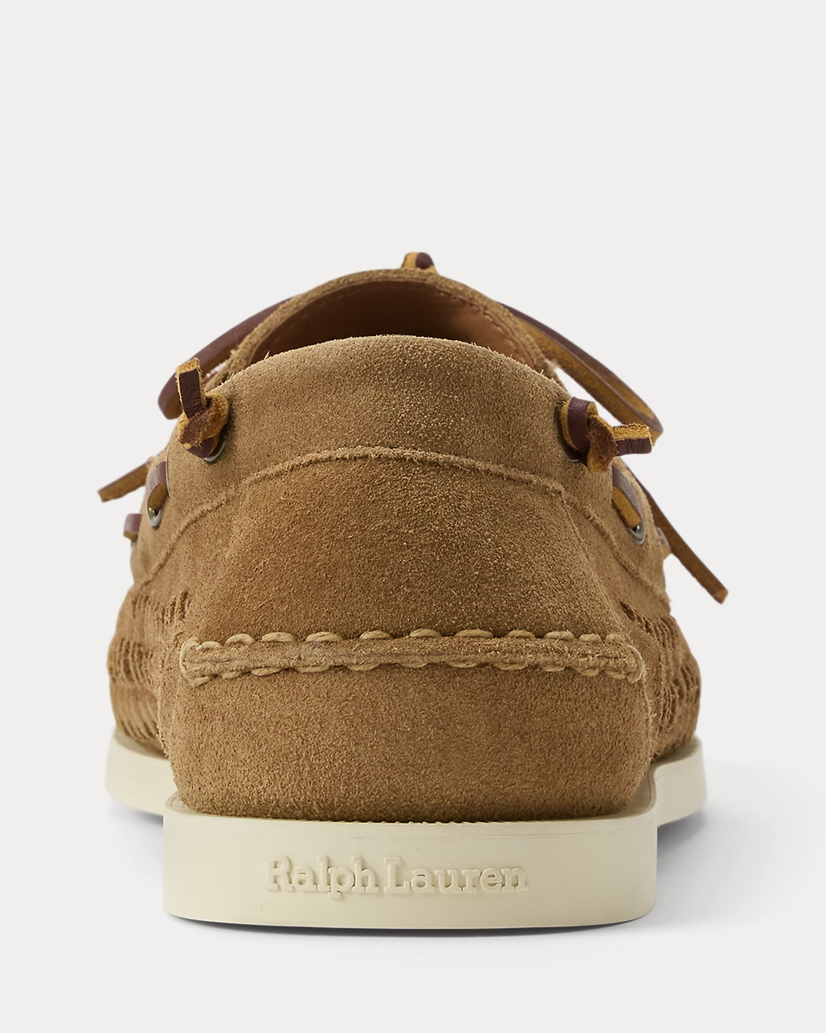 POLO RALPH LAUREN - Merton Woven Suede Boat Shoe